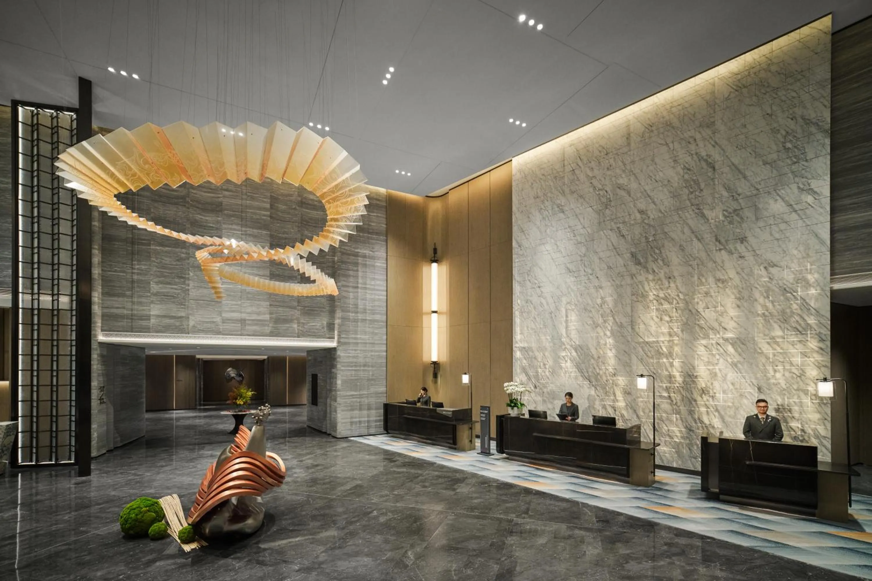 Lobby or reception in Crowne Plaza Zhongshan Torch High-tech Zone by IHG