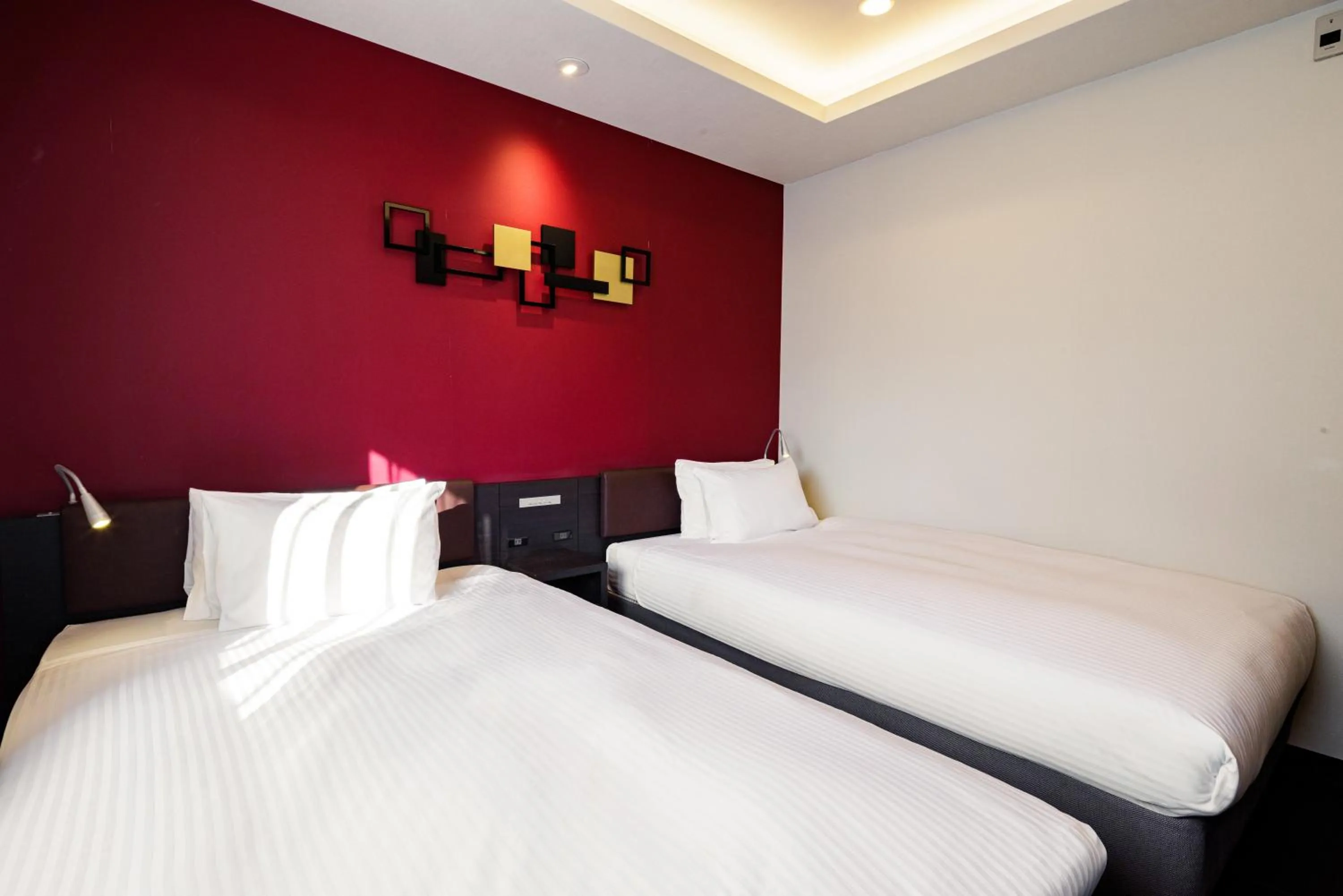 Photo of the whole room, Bed in HOTEL AMANEK Osaka Namba