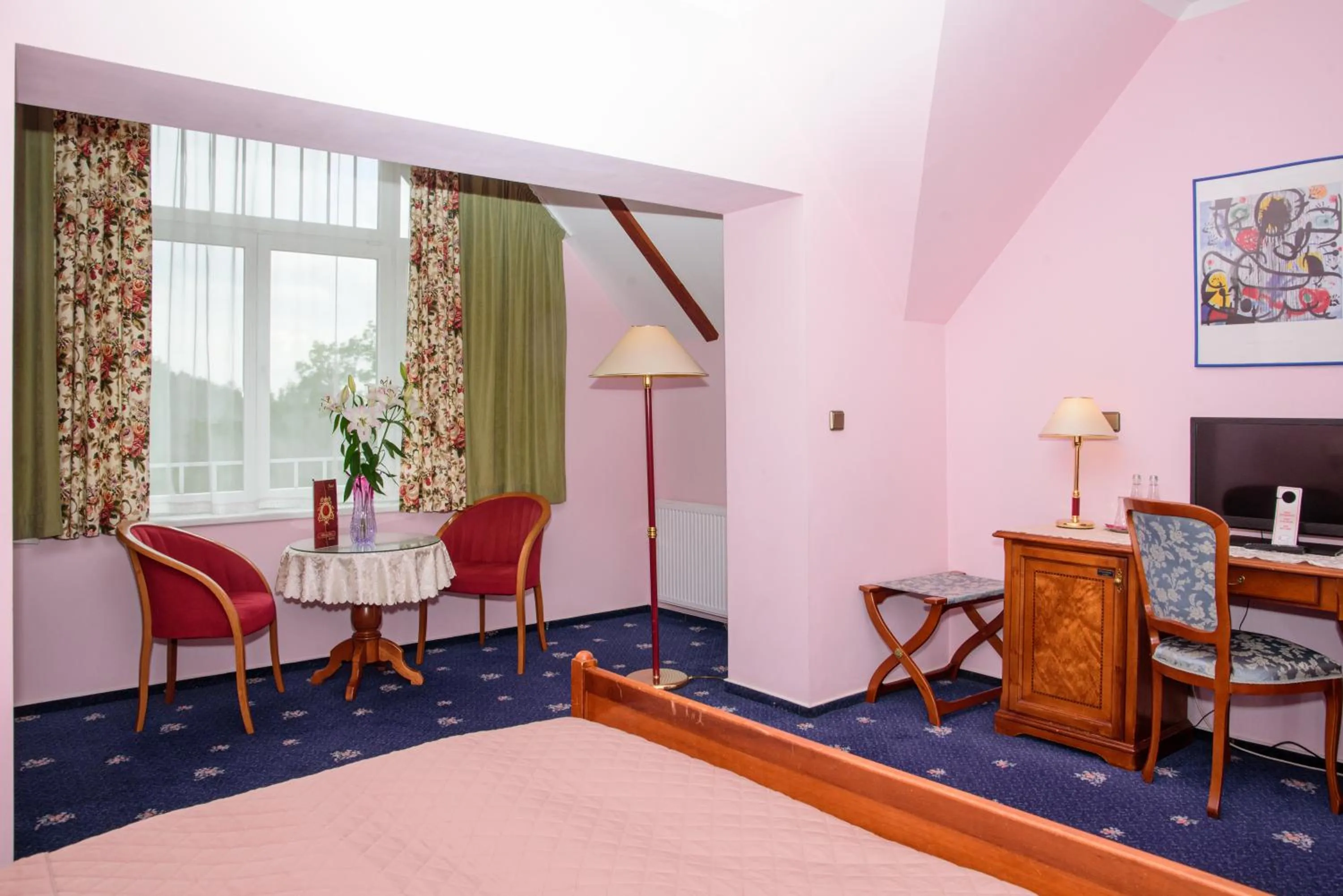 Bed in Hotel Rezydencja