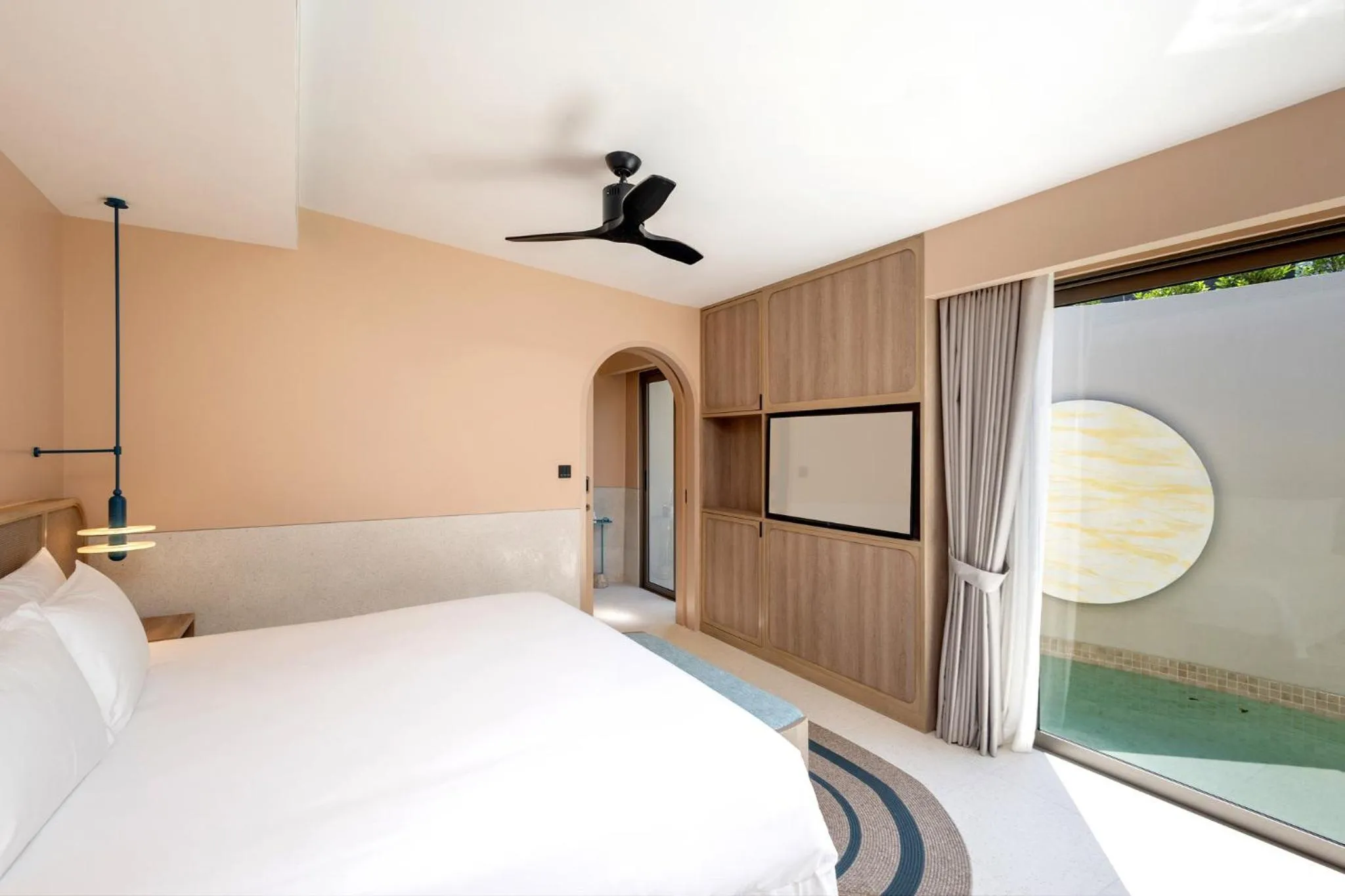 Swimming pool, Bed in Centara Karon Villas Phuket