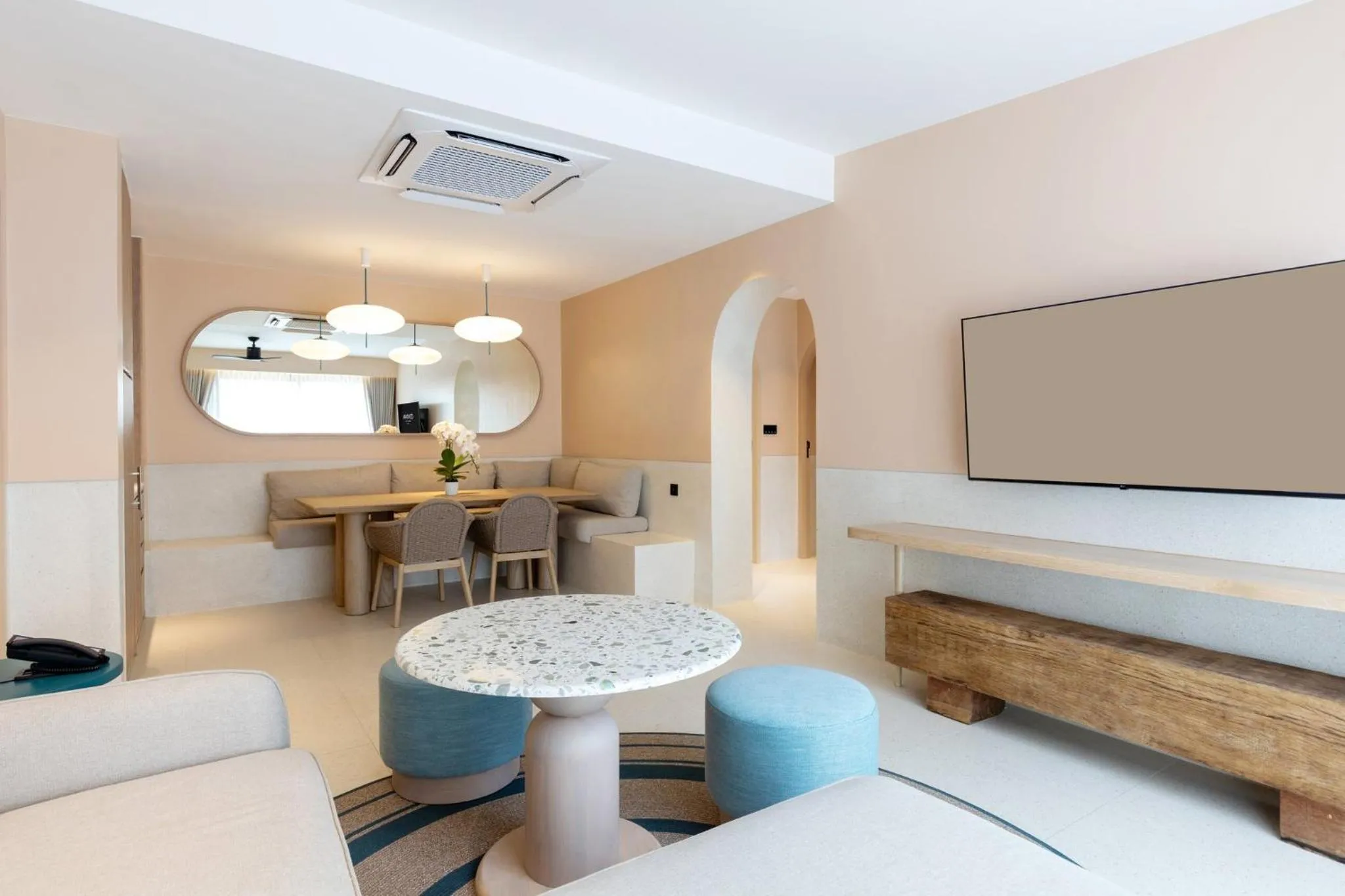 Living room in Centara Karon Villas Phuket