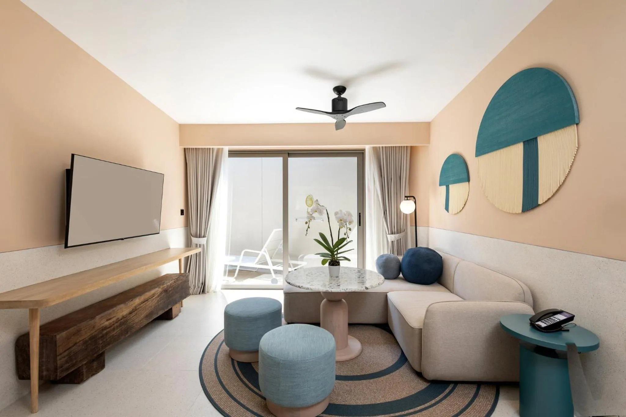 Living room in Centara Karon Villas Phuket