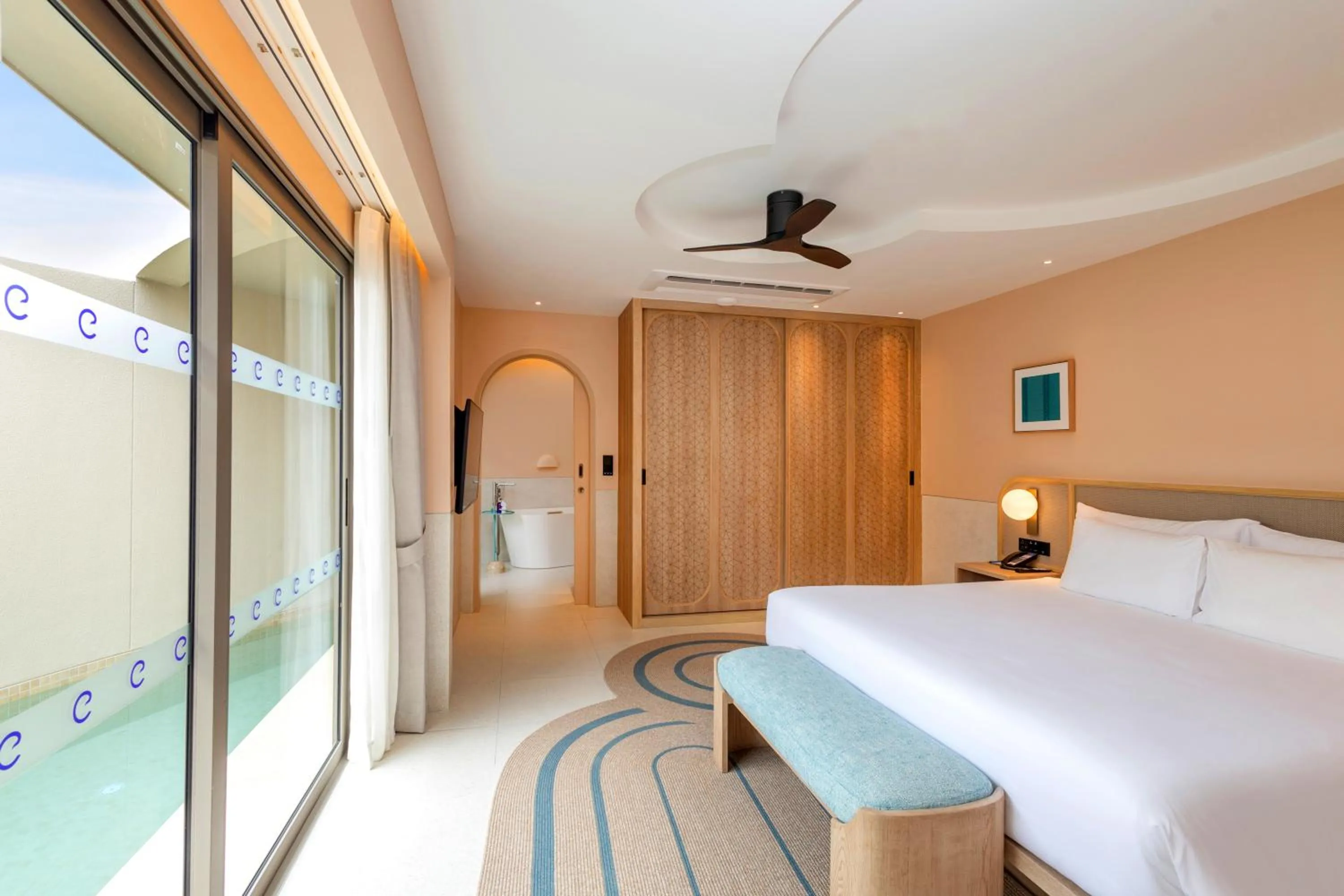 Bedroom, Bed in Centara Karon Villas Phuket