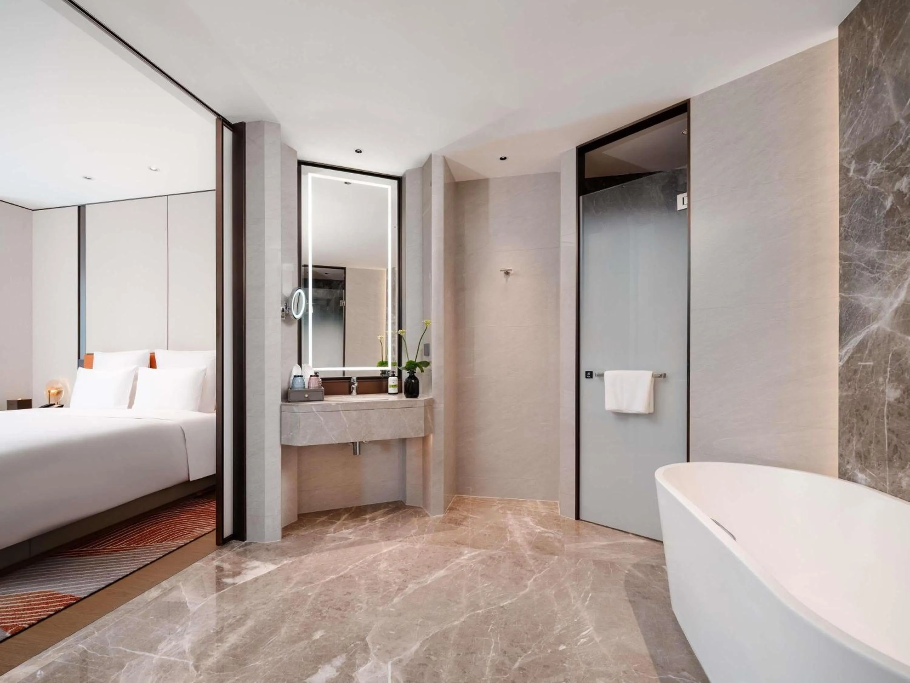 Bedroom, Bed in Pullman Chongqing Xiyue