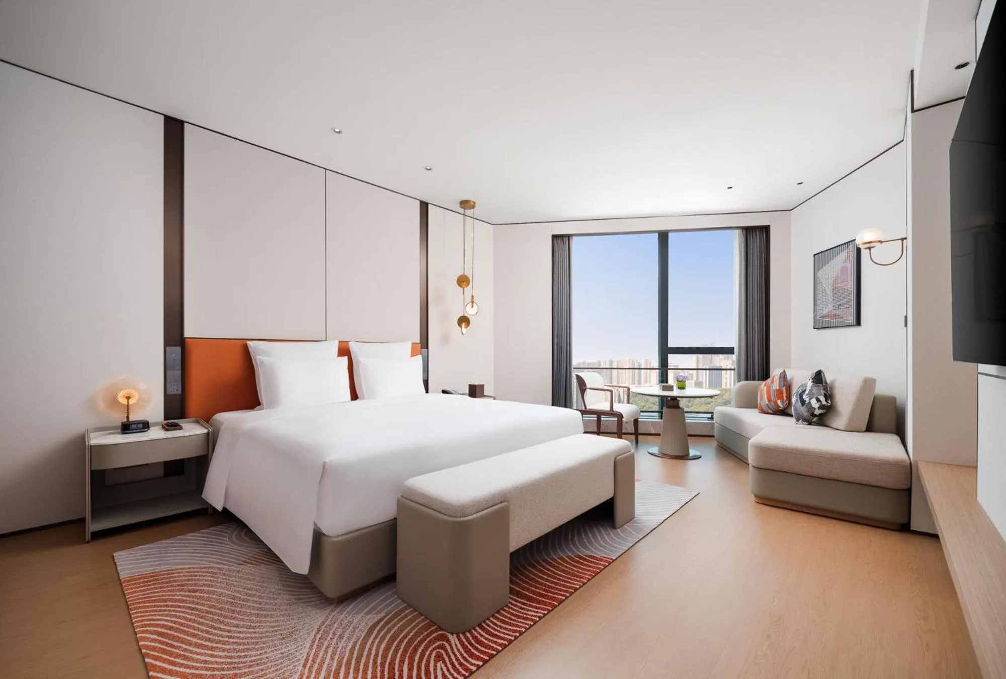 Bedroom, Bed in Pullman Chongqing Xiyue