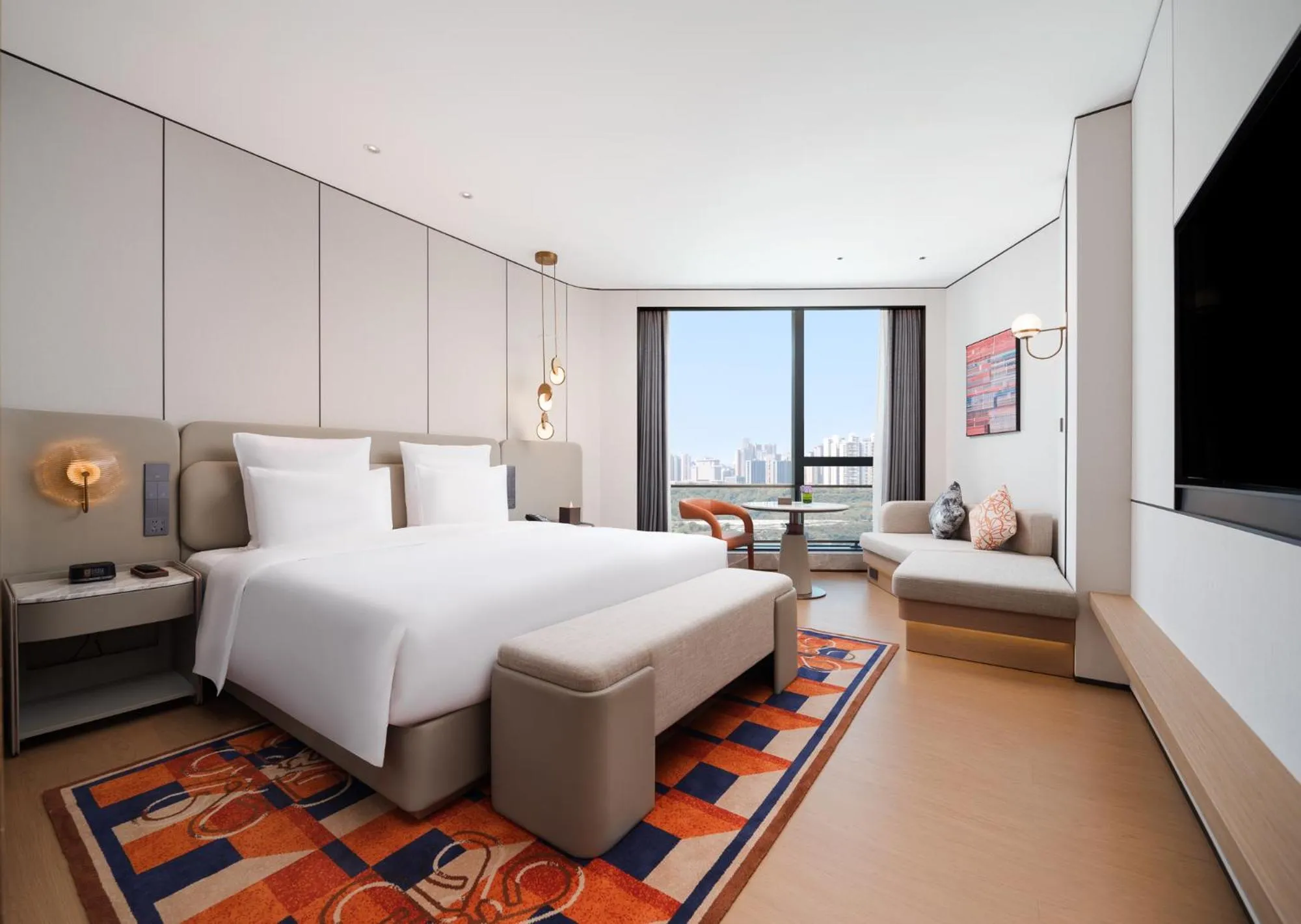 Bedroom, Bed in Pullman Chongqing Xiyue