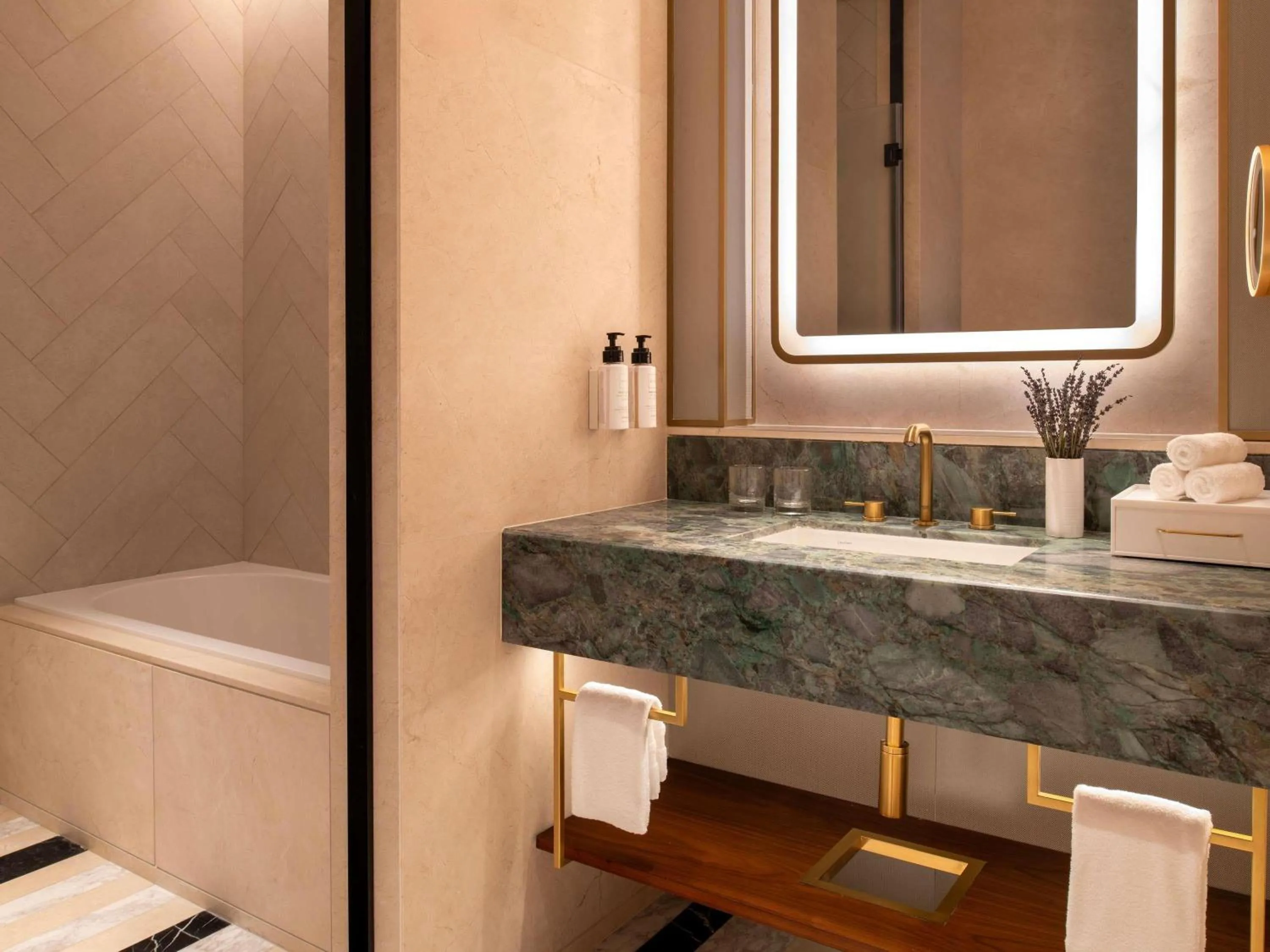 Bedroom in Swissôtel Corniche Park Towers Doha