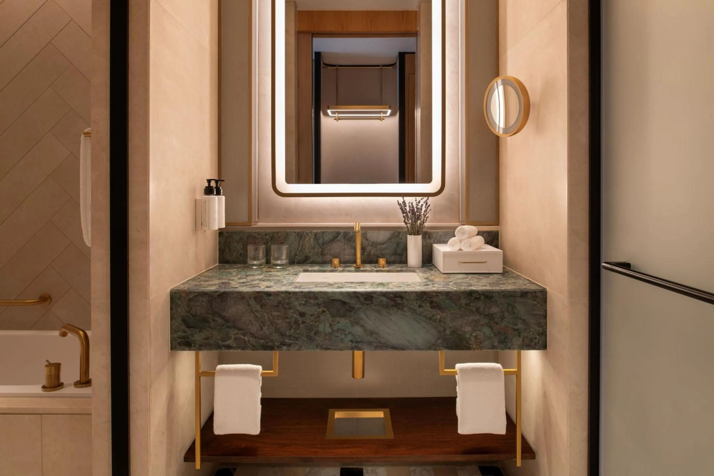 Bathroom in Swissôtel Corniche Park Towers Doha