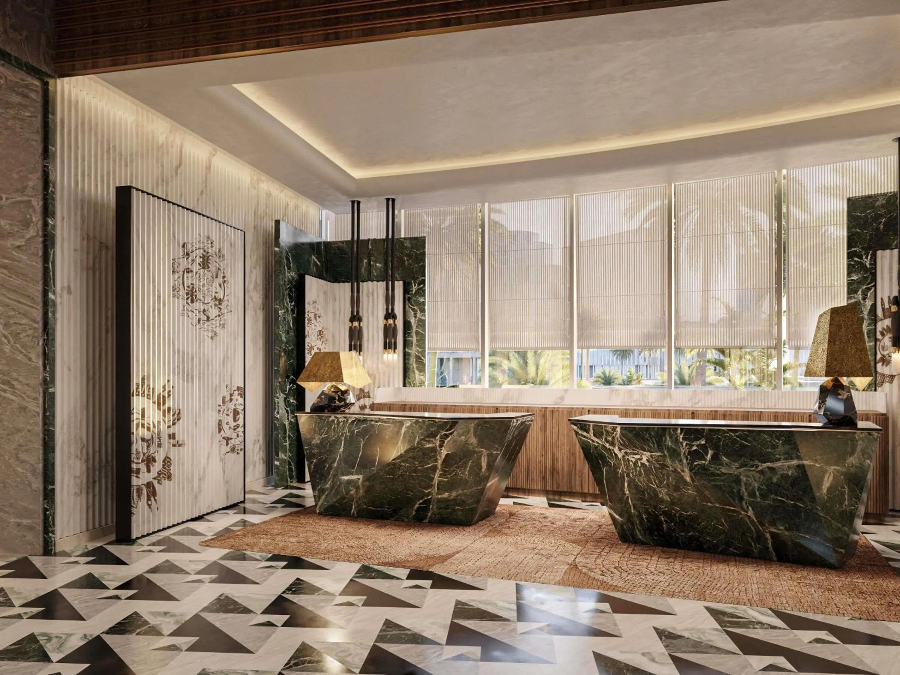 Property building in Swissôtel Corniche Park Towers Doha