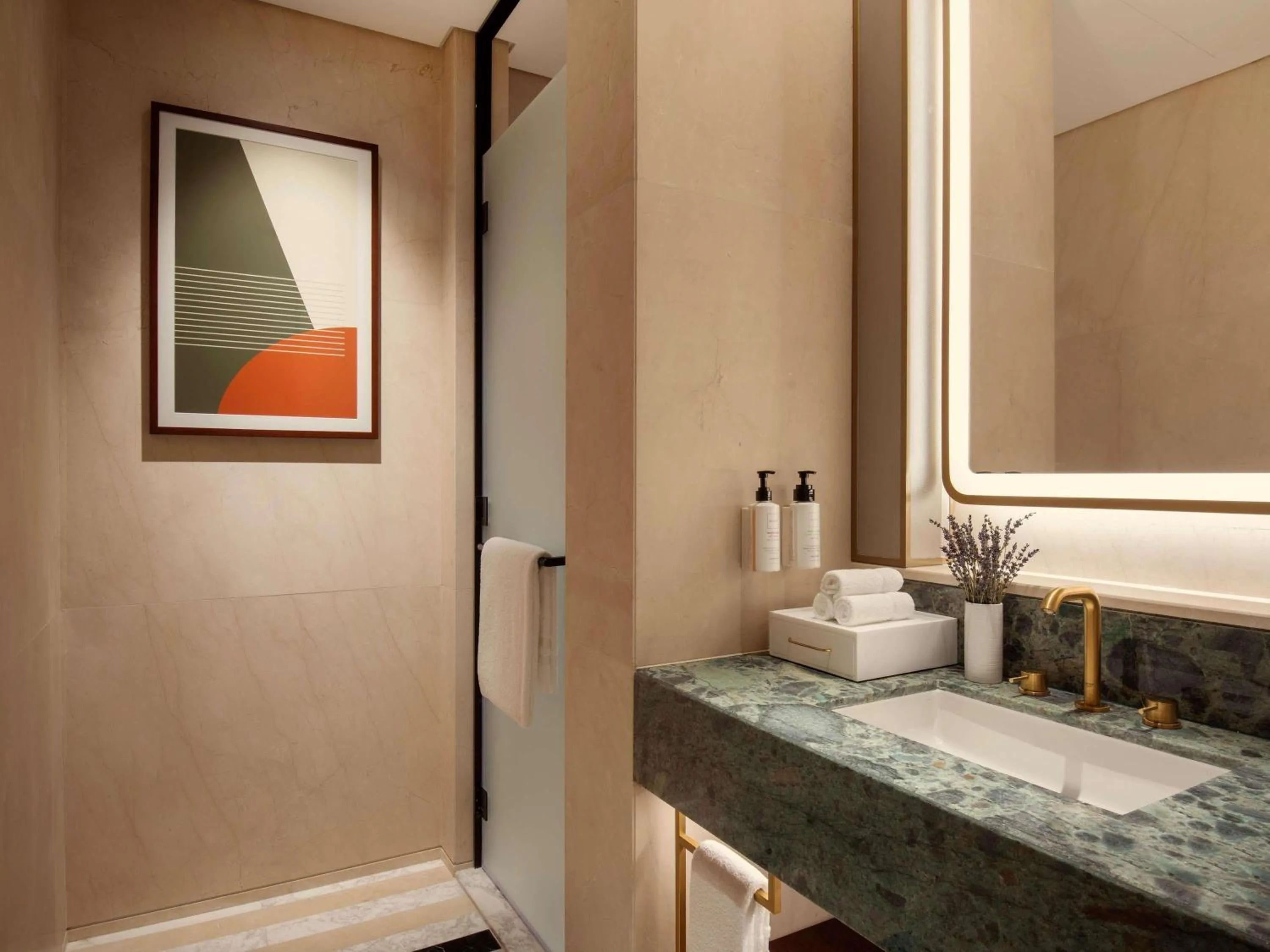 Bedroom in Swissôtel Corniche Park Towers Doha