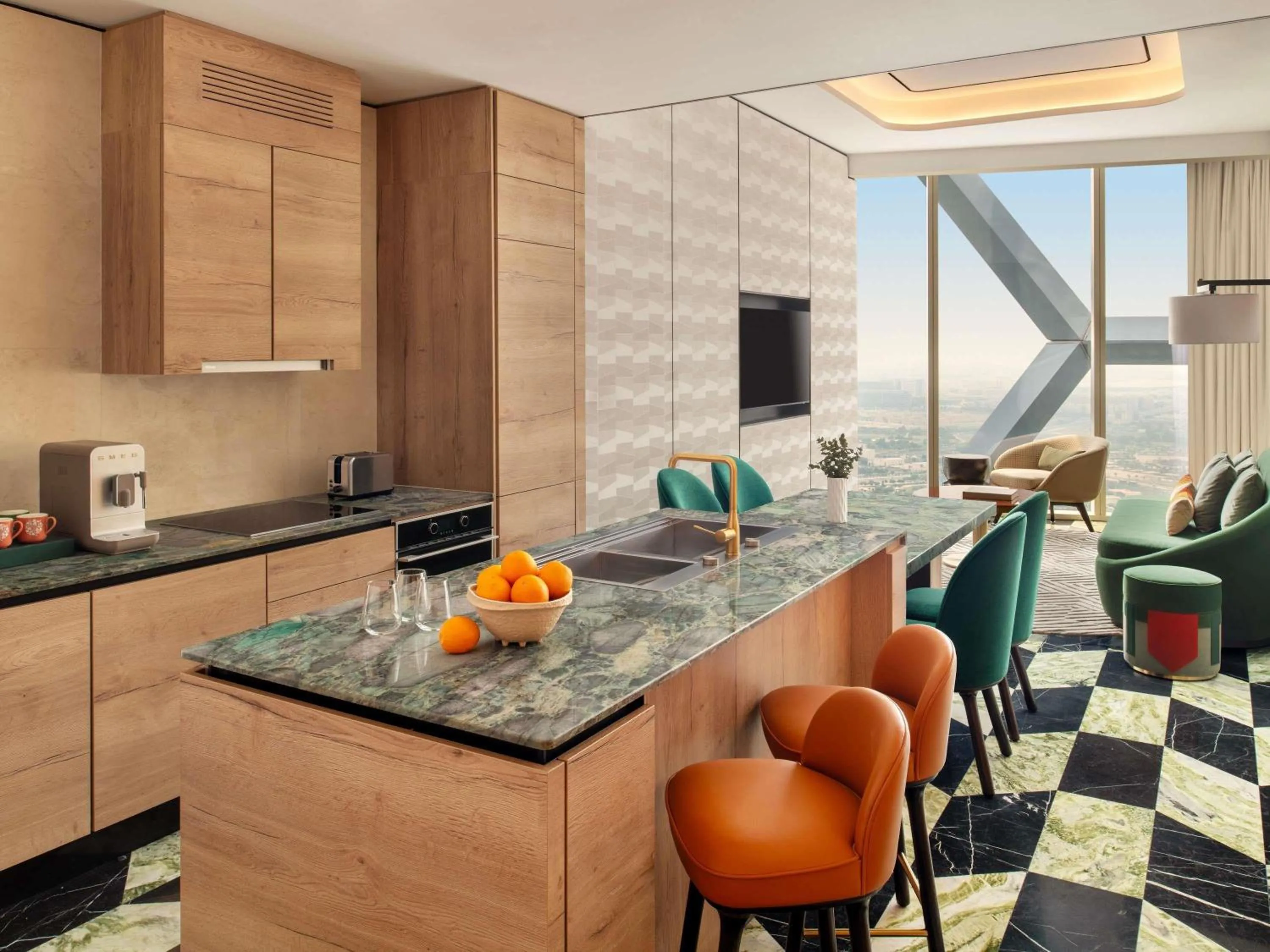 Bedroom in Swissôtel Corniche Park Towers Doha