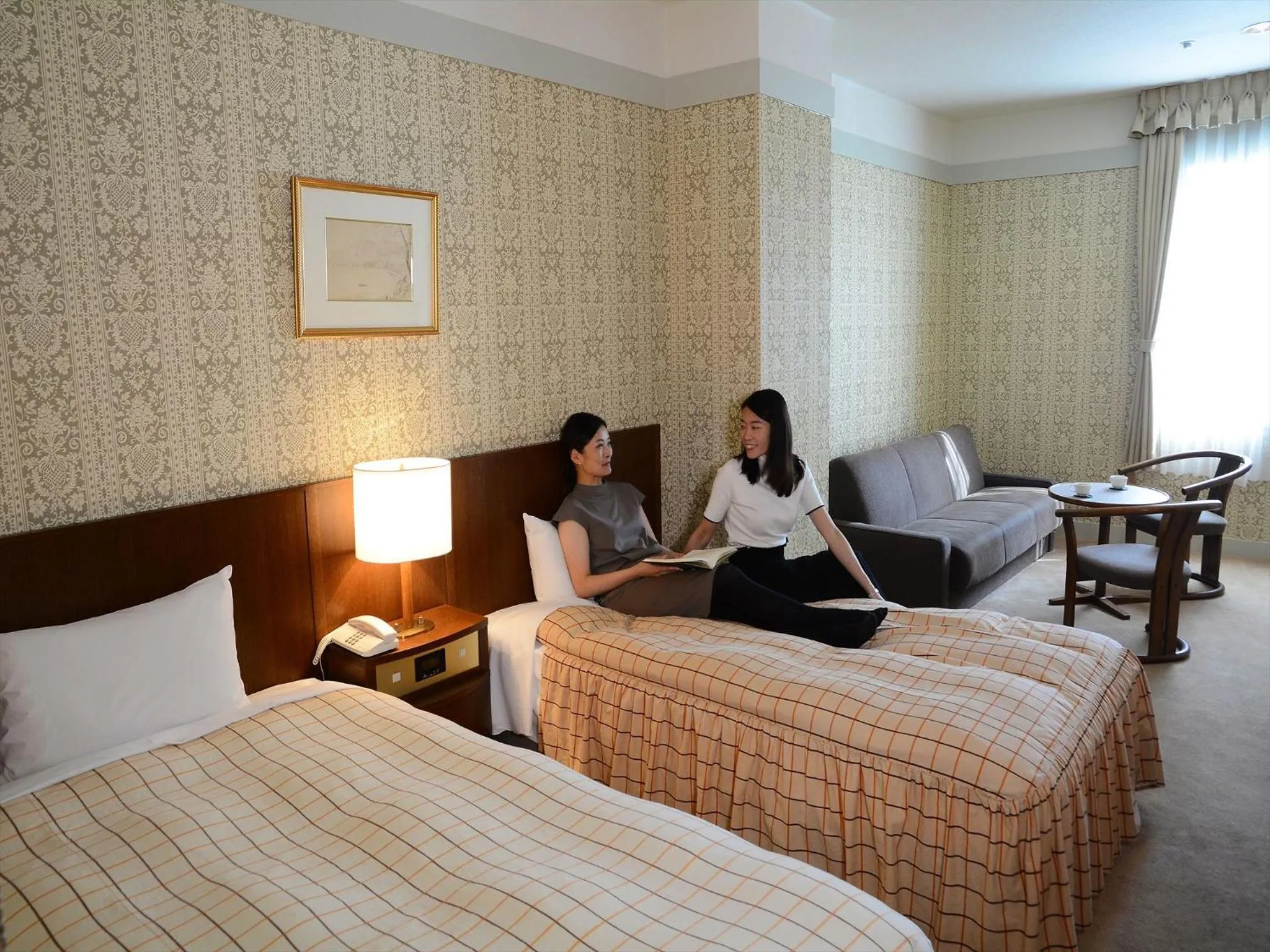 Bed in Yugashima Golf Club & Hotel Resort