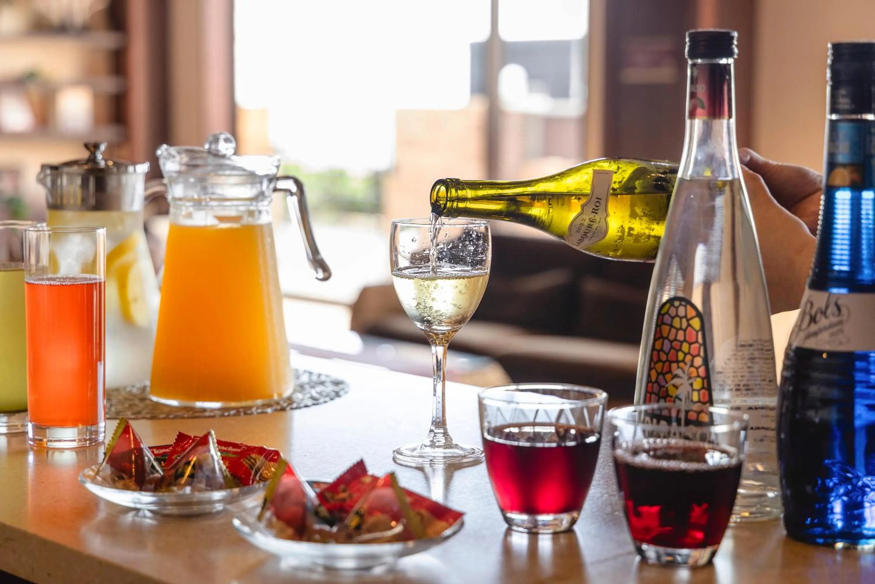 Lounge or bar in Shinyu no Yado SAZANA