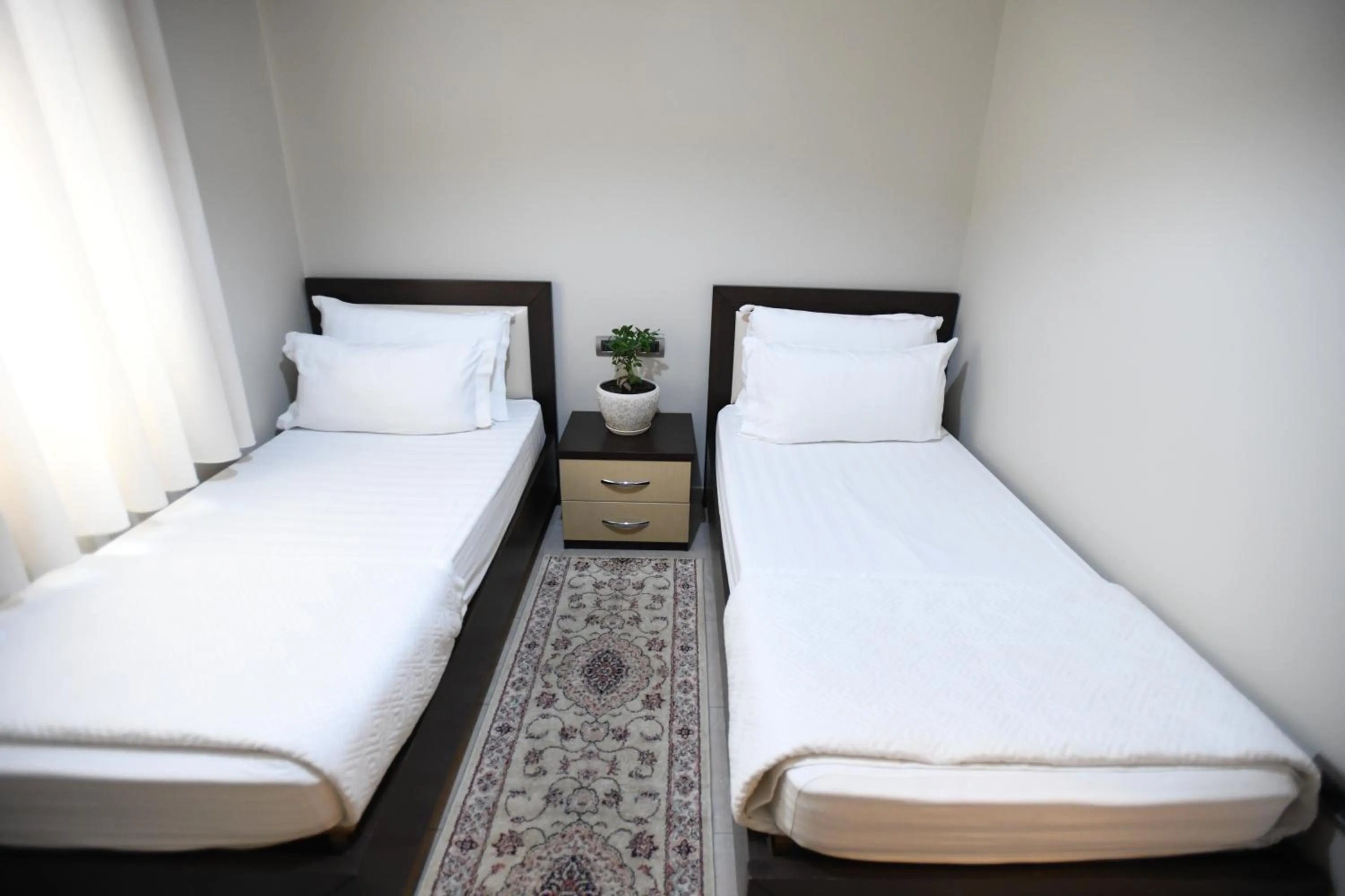 Spring, Bed in Hotel Gega