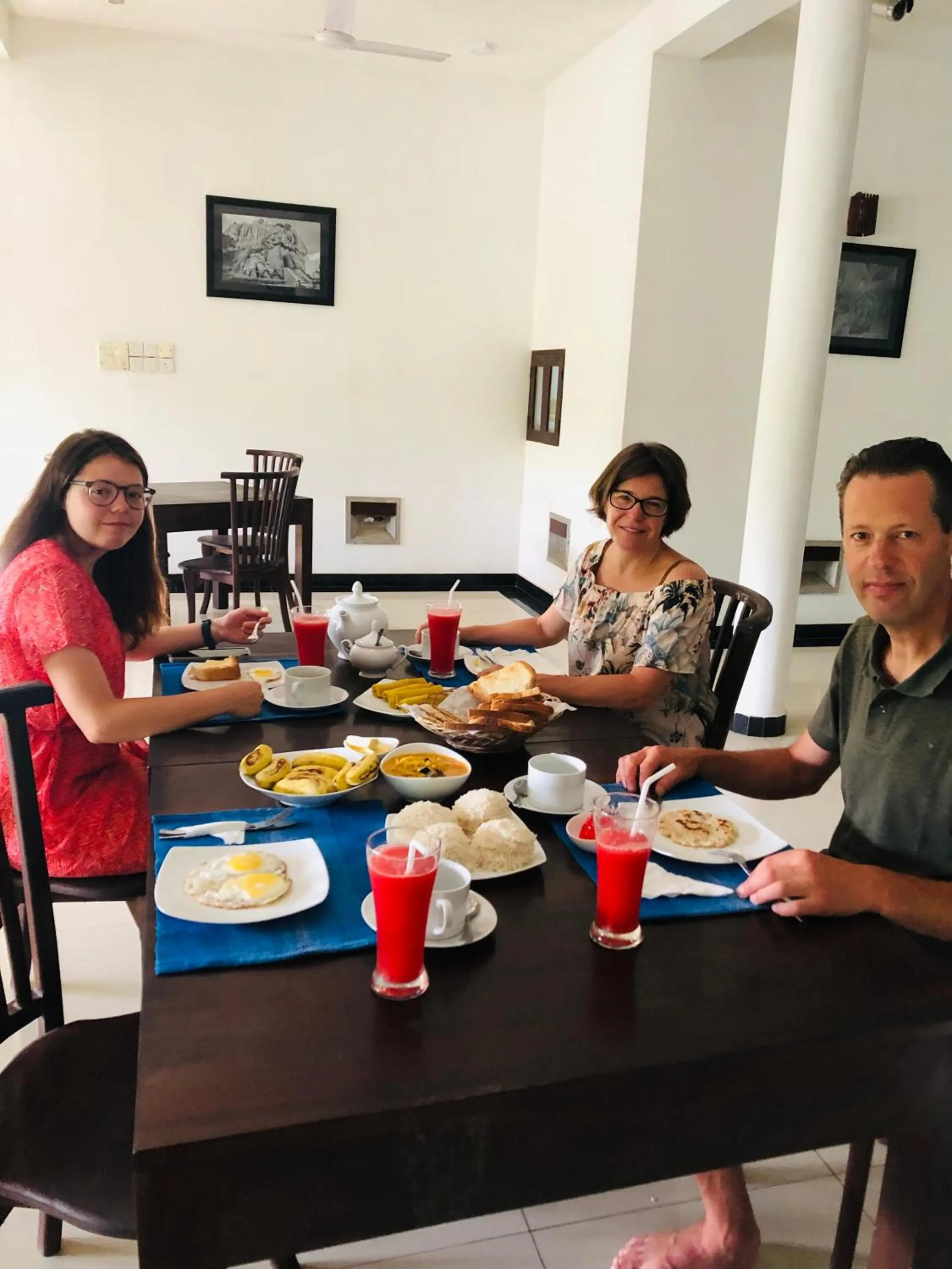 Breakfast in Tinara River Inn, Weligama