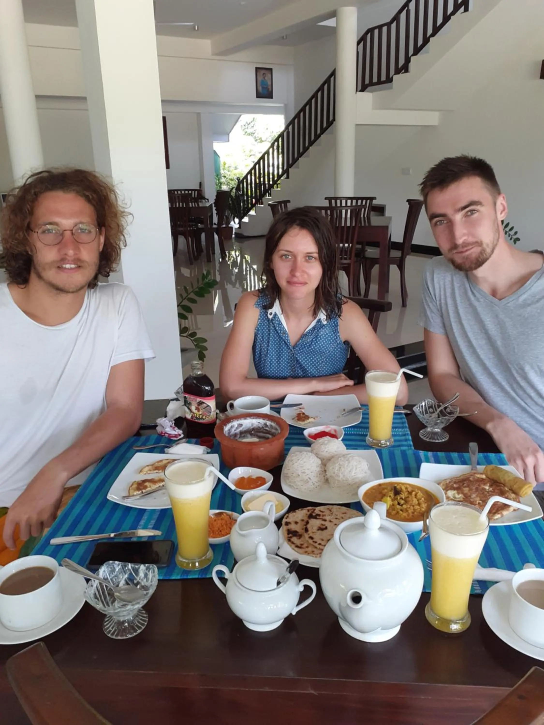 Breakfast in Tinara River Inn, Weligama