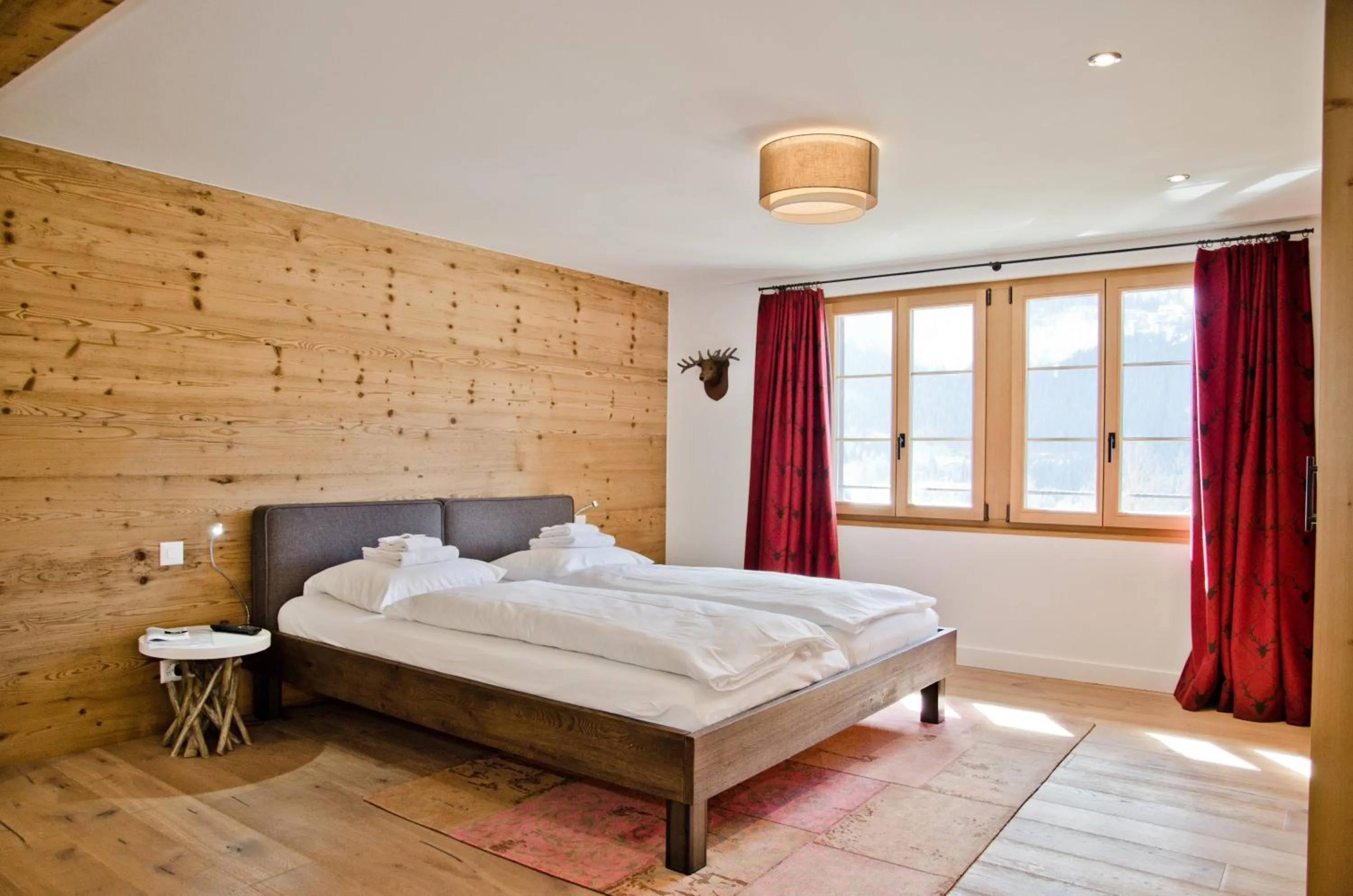 Bedroom, Bed in Apartment Fortuna 5.5 - GriwaRent AG