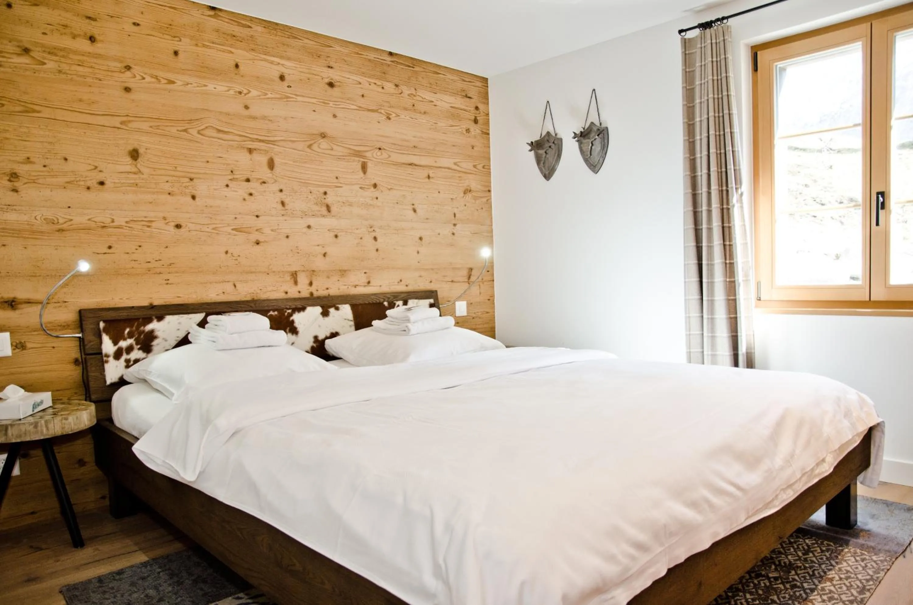 Bedroom, Bed in Apartment Fortuna 5.5 - GriwaRent AG