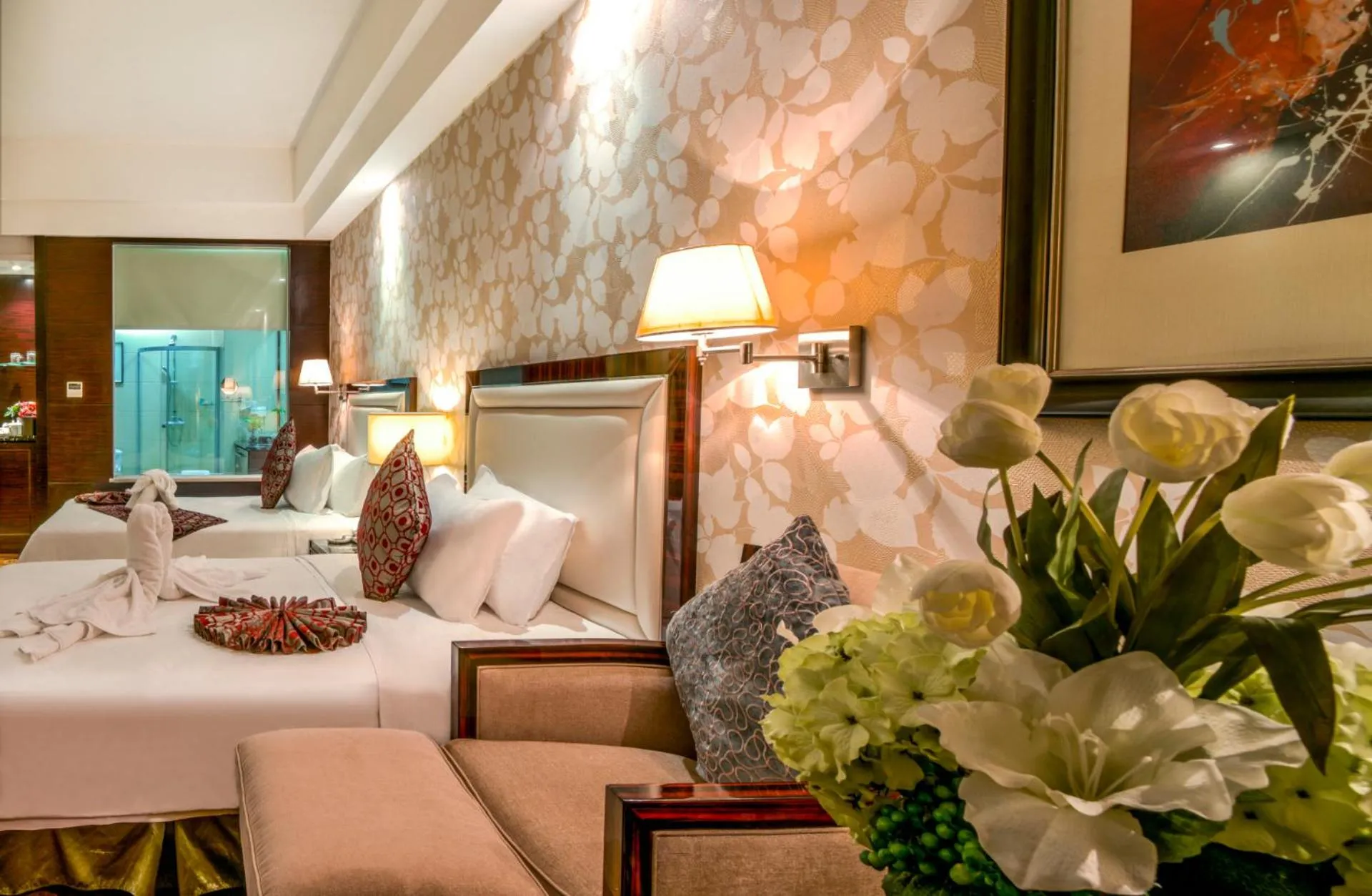 Bed in Country Garden Phoenix Hotel Huizhou Huiyang