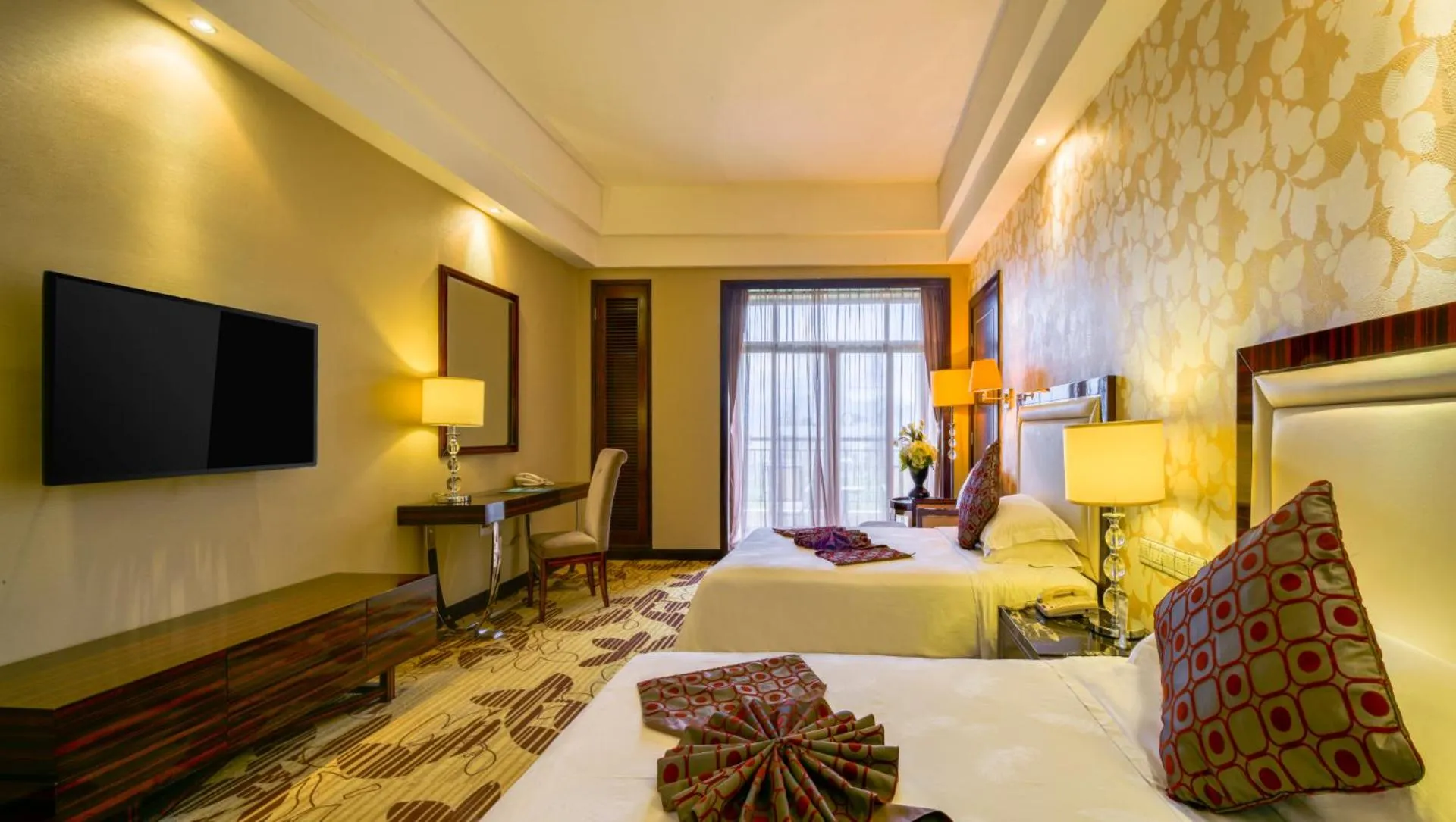 Bed in Country Garden Phoenix Hotel Huizhou Huiyang