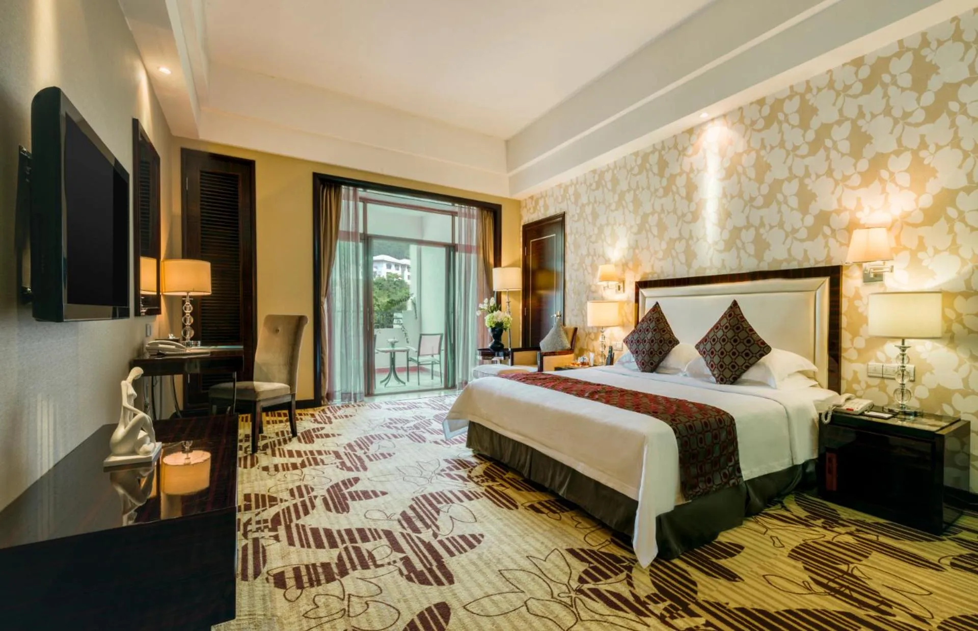 Bed in Country Garden Phoenix Hotel Huizhou Huiyang