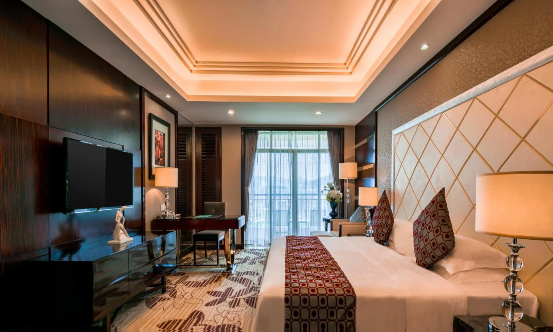 Bed in Country Garden Phoenix Hotel Huizhou Huiyang