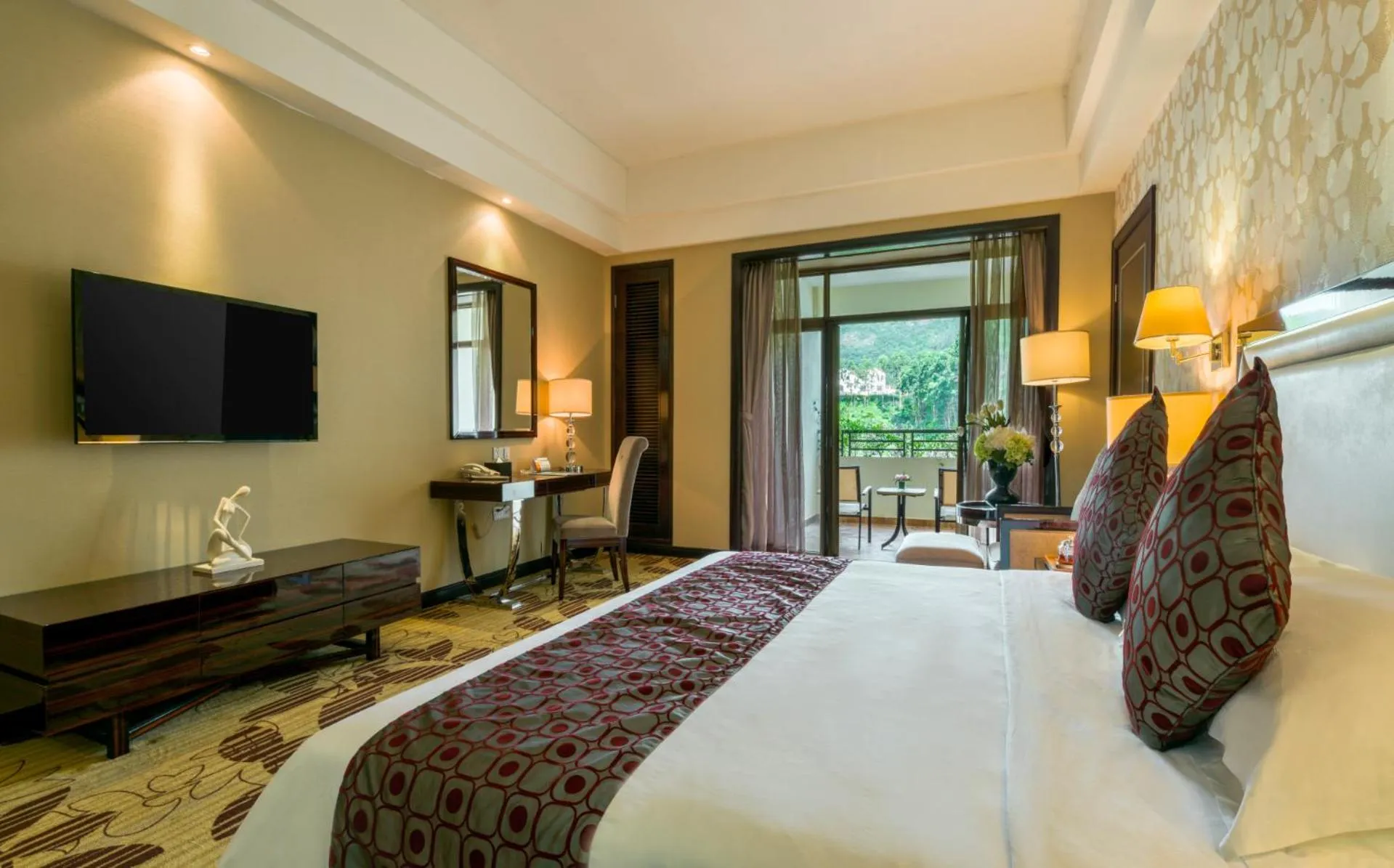 Bed in Country Garden Phoenix Hotel Huizhou Huiyang