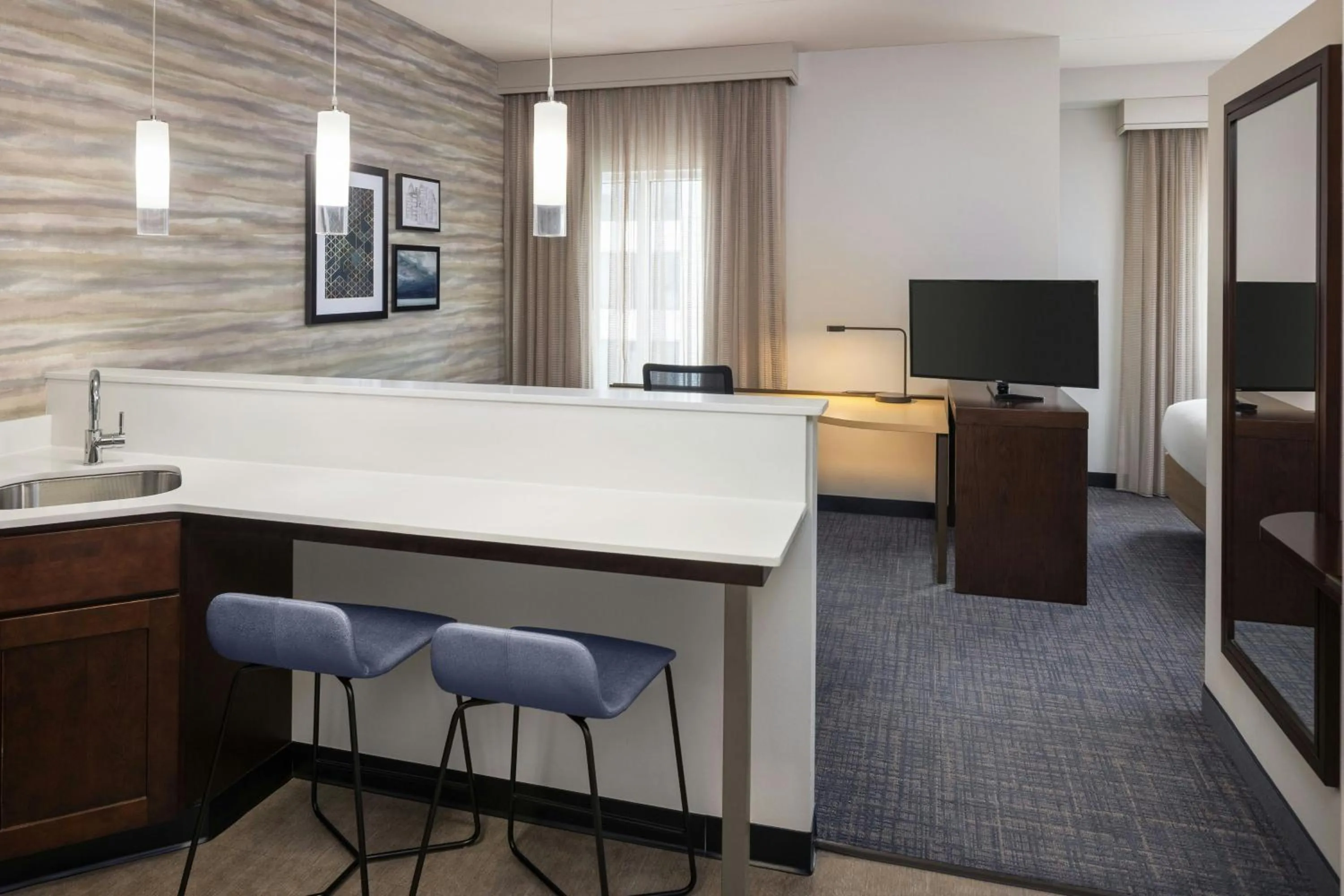 Living room in Residence Inn by Marriott Ann Arbor Downtown