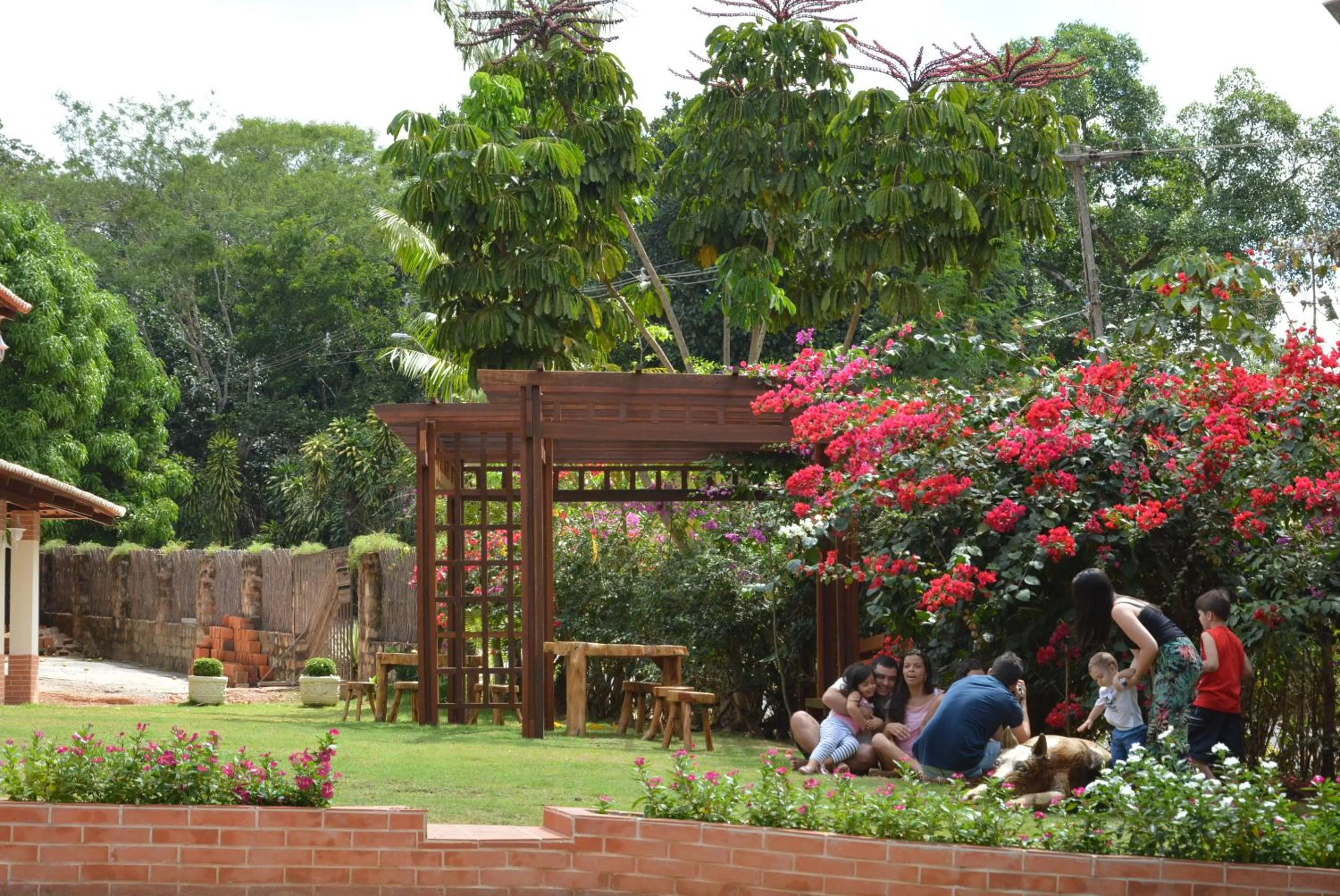 Garden in Pousada Gruta