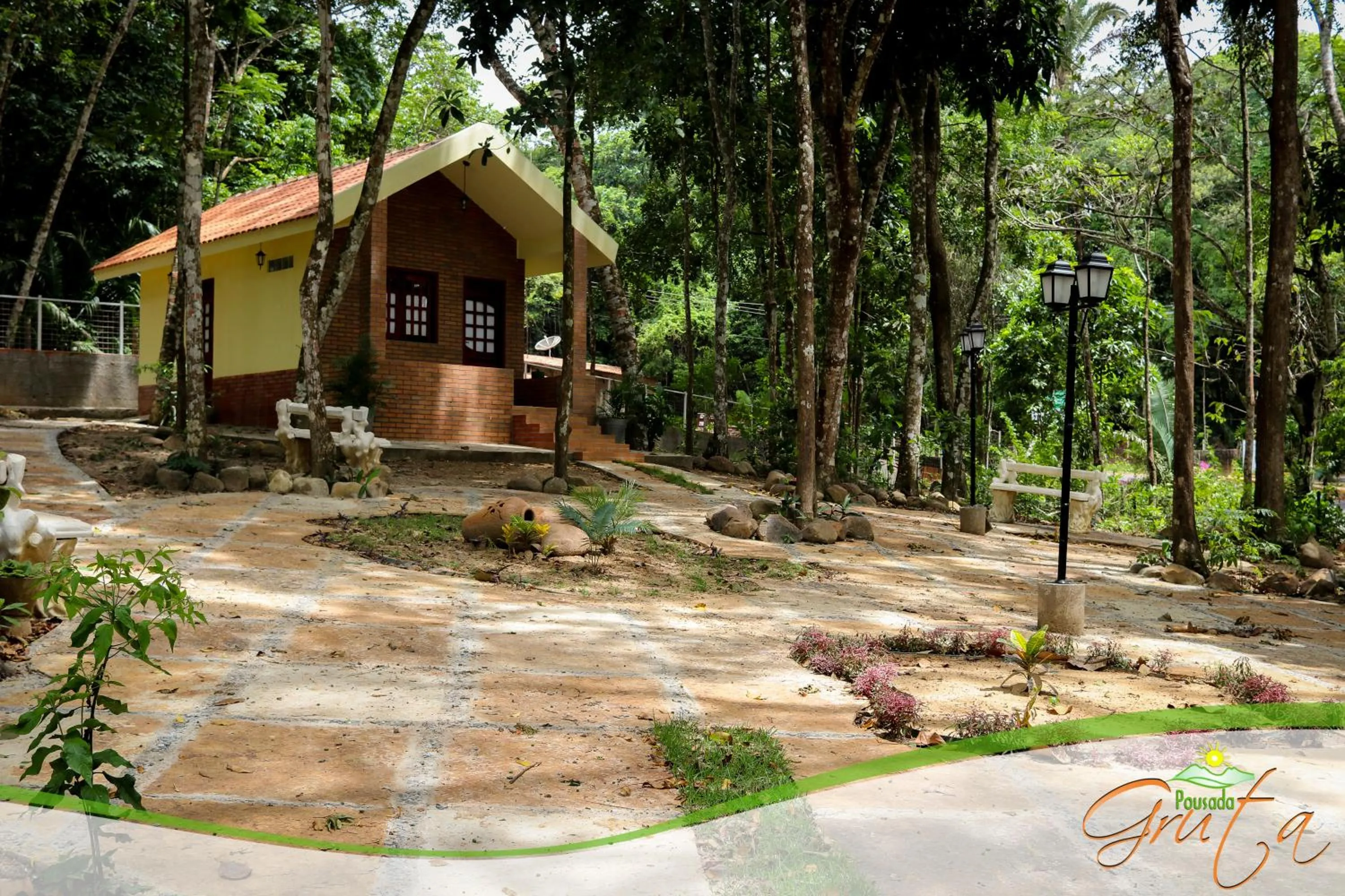 Garden in Pousada Gruta