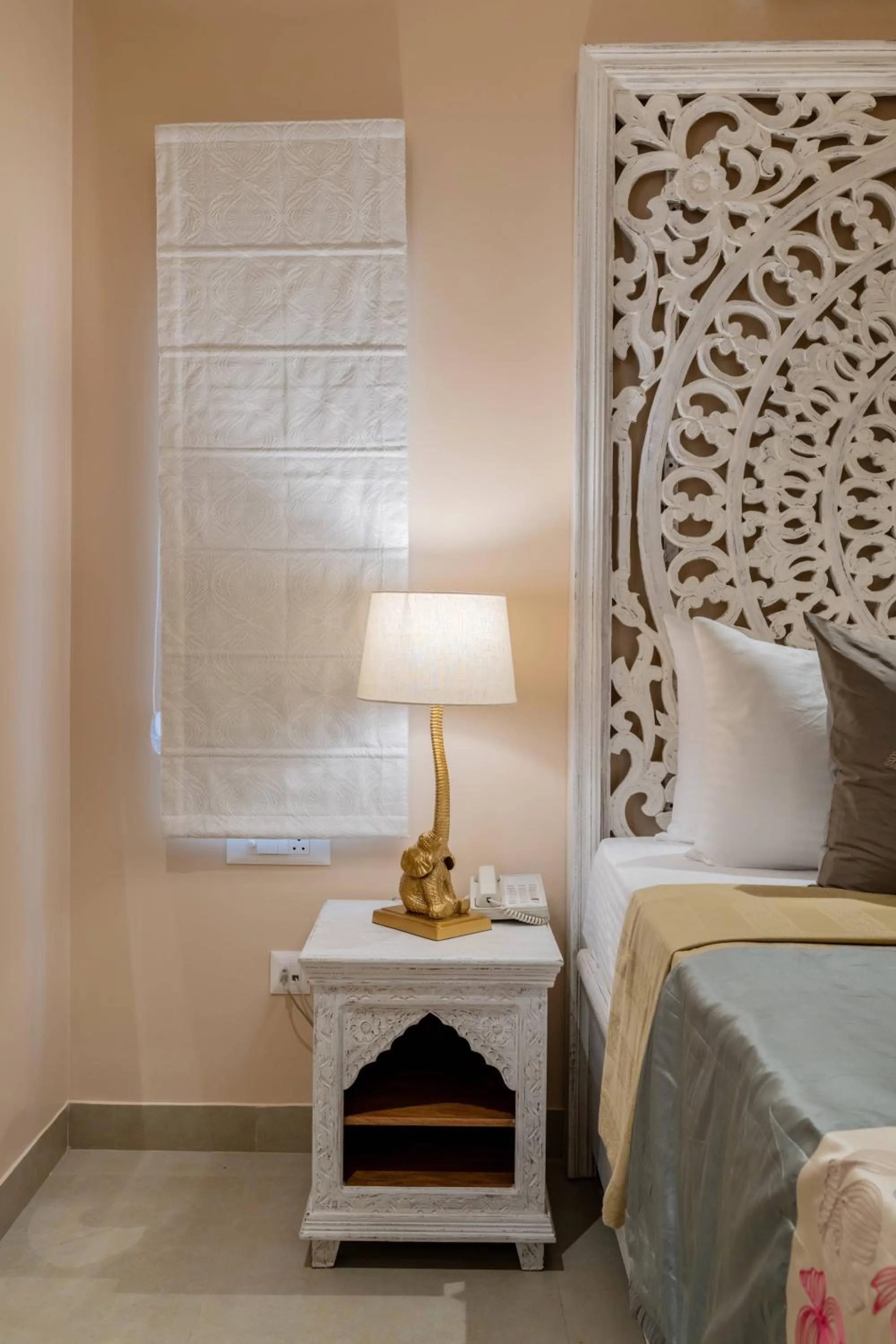 Bedroom, Bed in juSTa Luxe Kashi Parampara, Varanasi