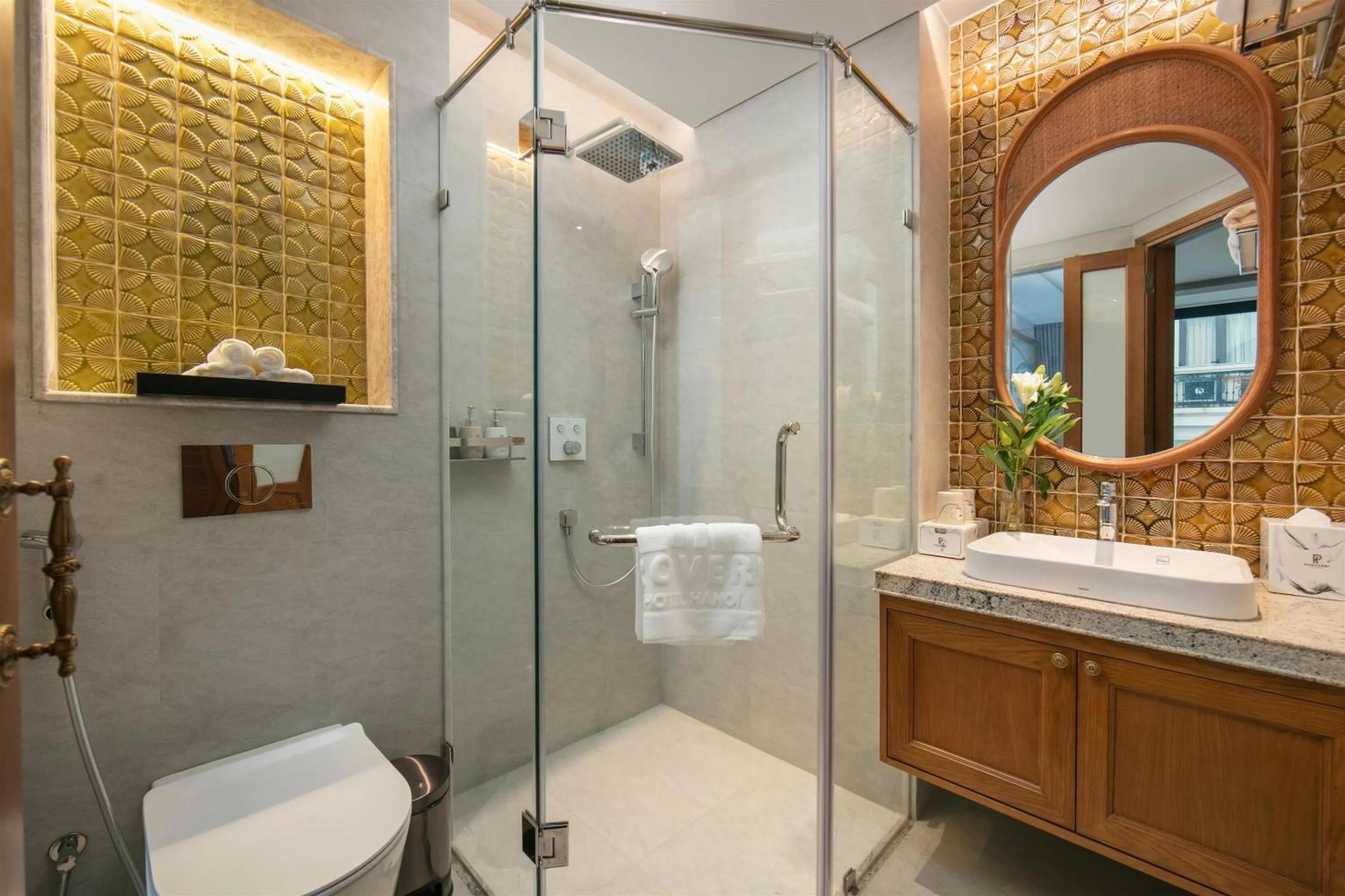 Bathroom in Proverb Hotel Hanoi