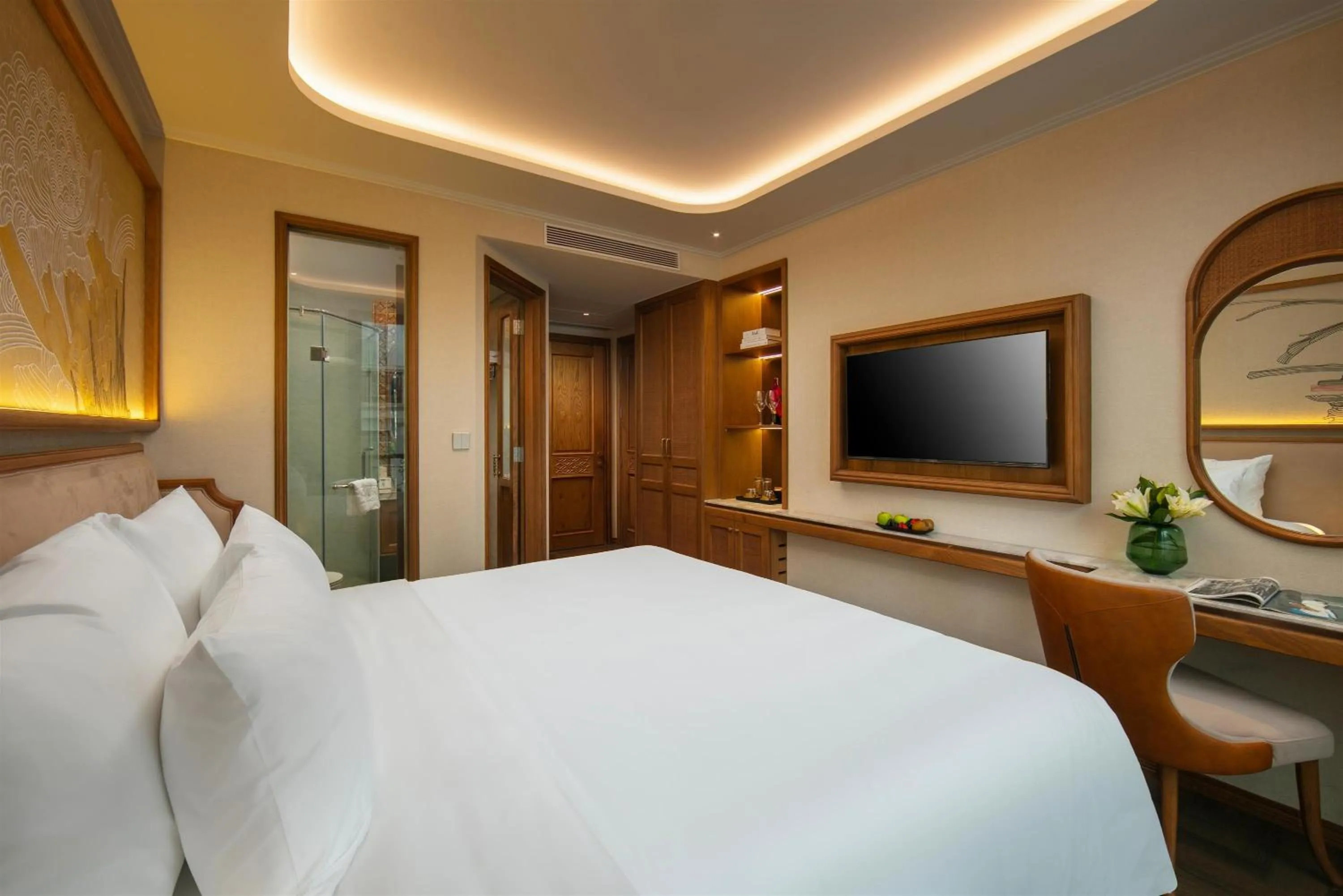 furniture, Bed in Proverb Hotel Hanoi