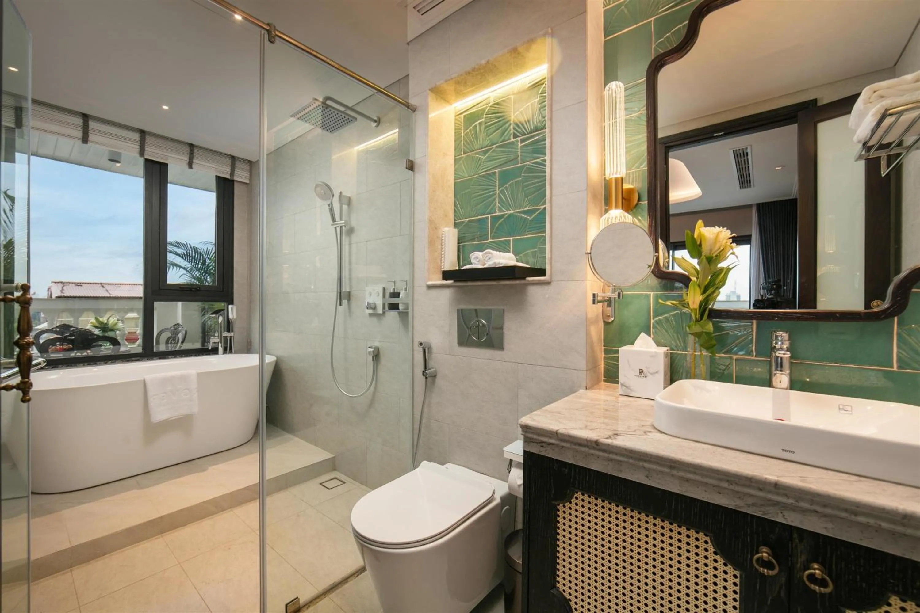 Bathroom in Proverb Hotel Hanoi