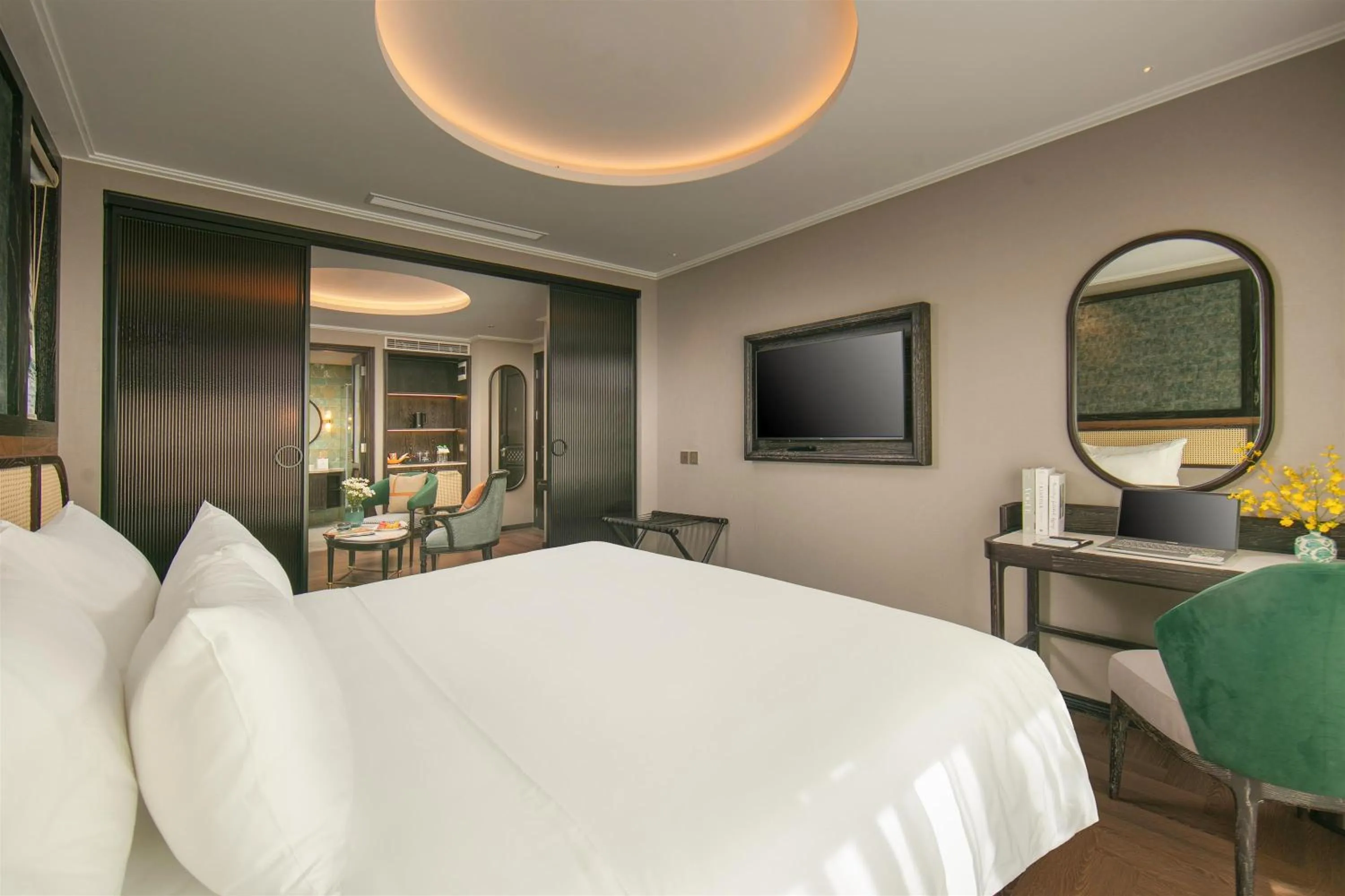 Bed in Proverb Hotel Hanoi