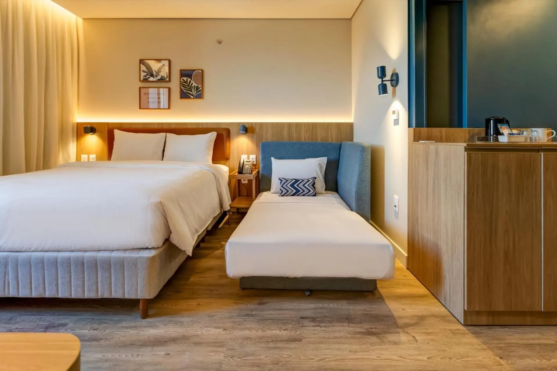 Bedroom, Bed in Hampton By Hilton Caraguatatuba Serramar