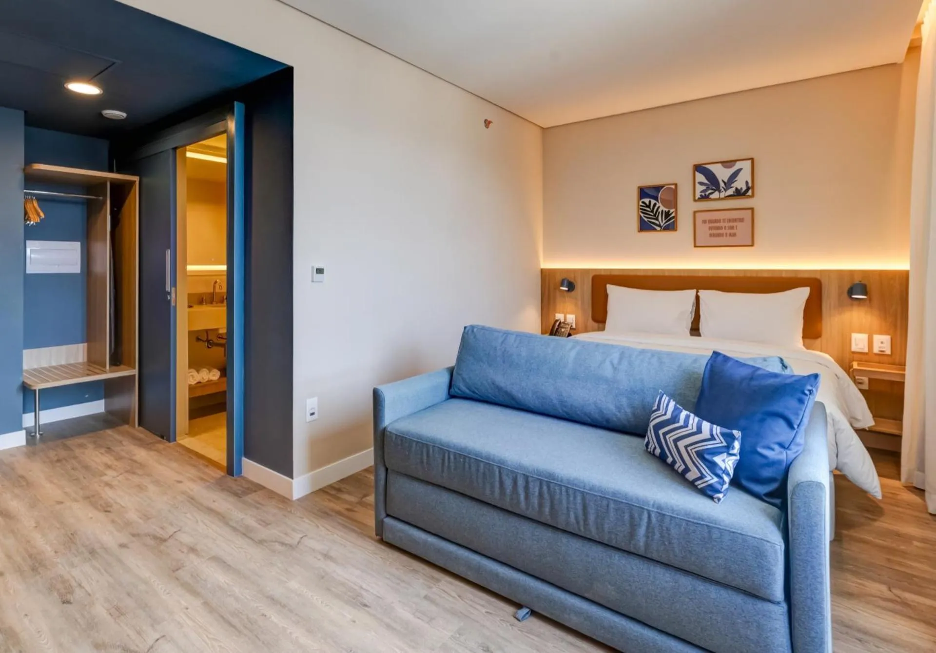 Bedroom, Bed in Hampton By Hilton Caraguatatuba Serramar