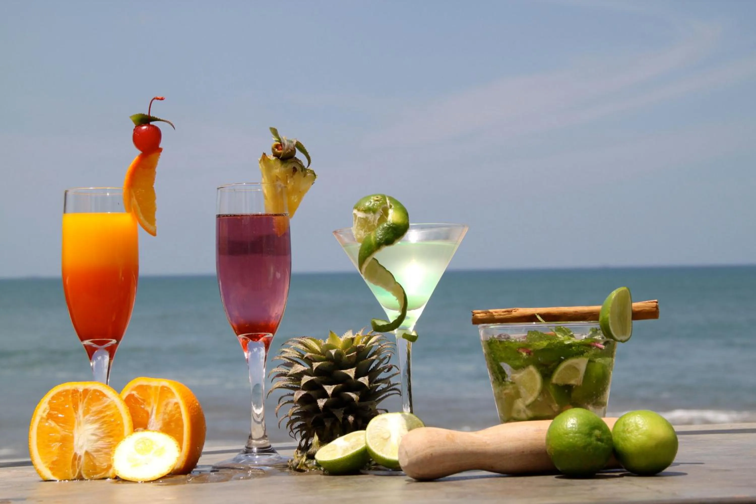 Food and drinks in The Beach Boutique