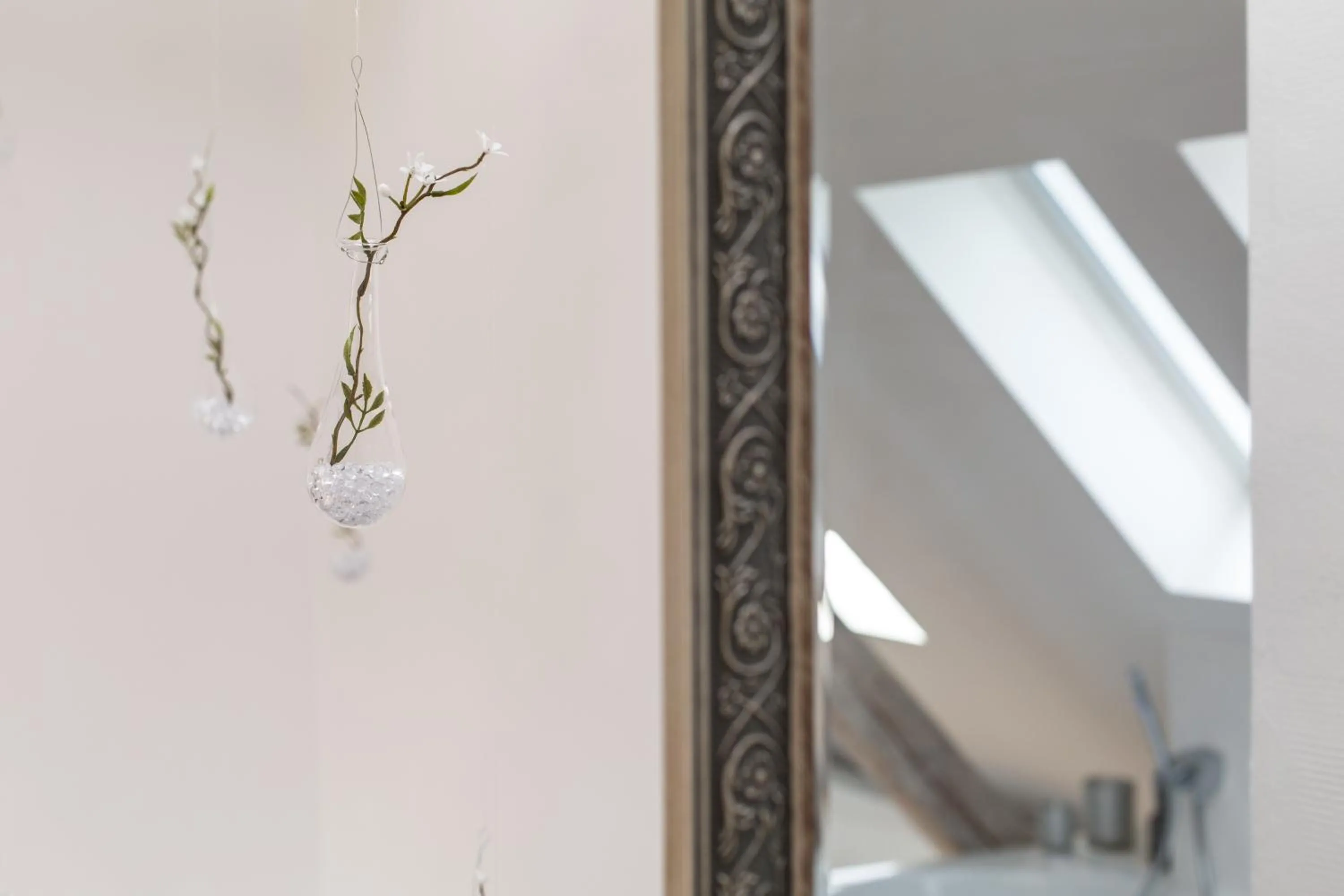Decorative detail in Wellness Suiten mit Whirlpool am Stadtrand von Essen