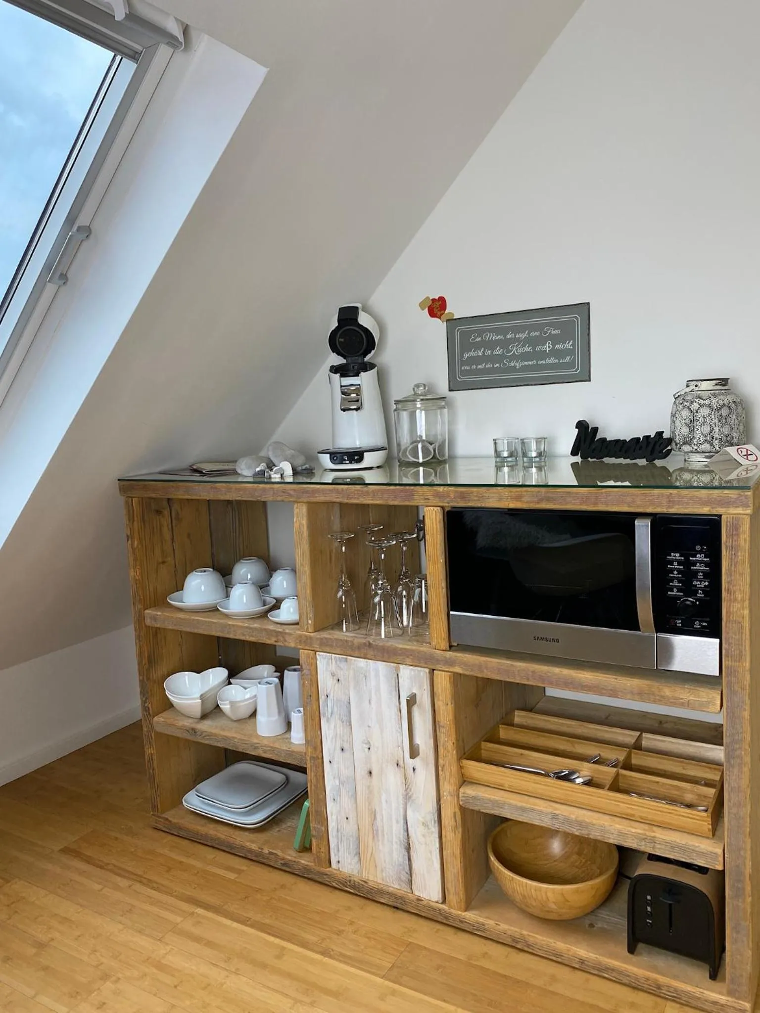 Coffee/tea facilities in Wellness Suiten mit Whirlpool am Stadtrand von Essen