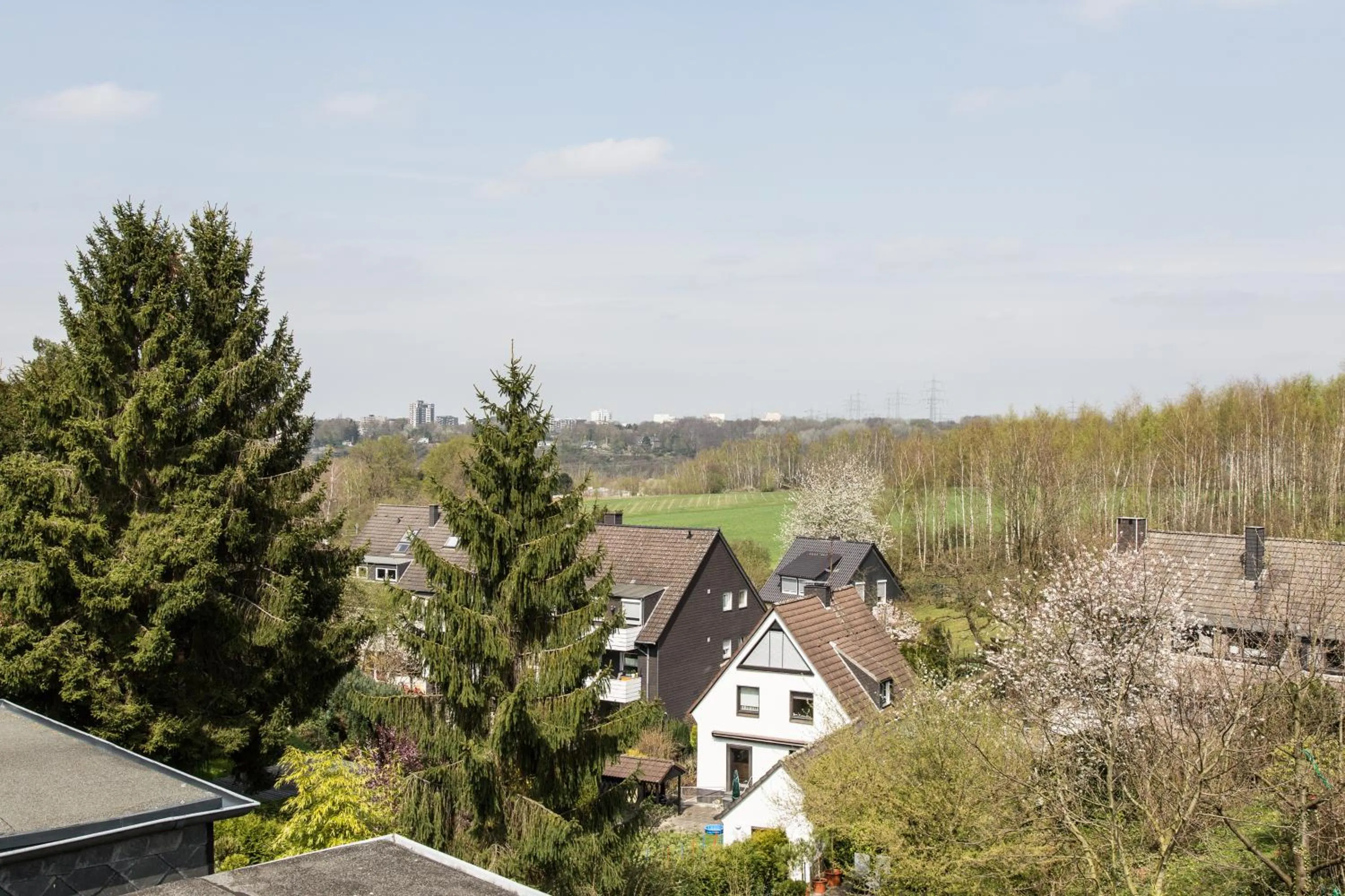 Natural landscape in Wellness Suiten mit Whirlpool am Stadtrand von Essen