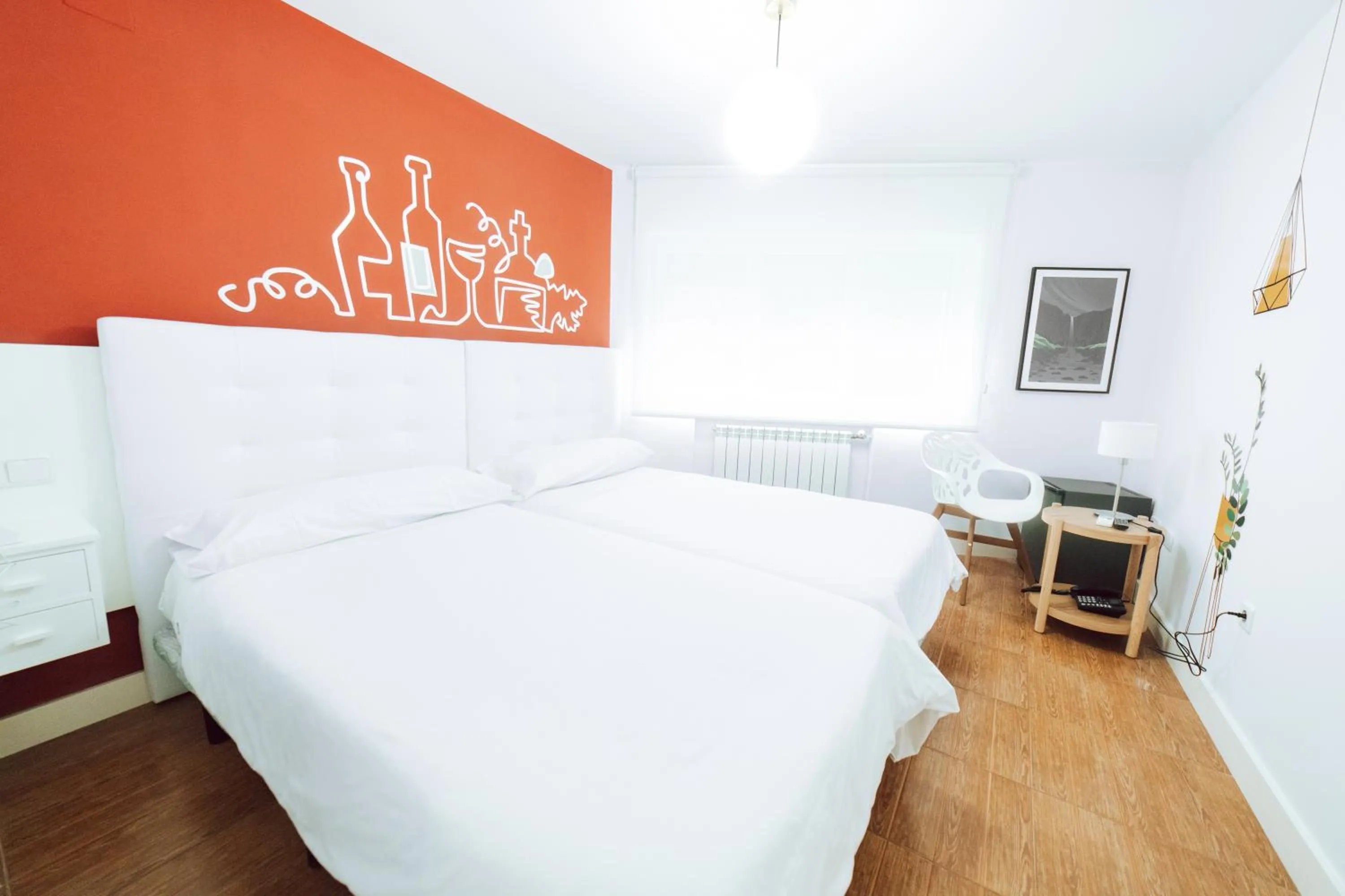 Twin Room with Private Bathroom in Hostal Pozo