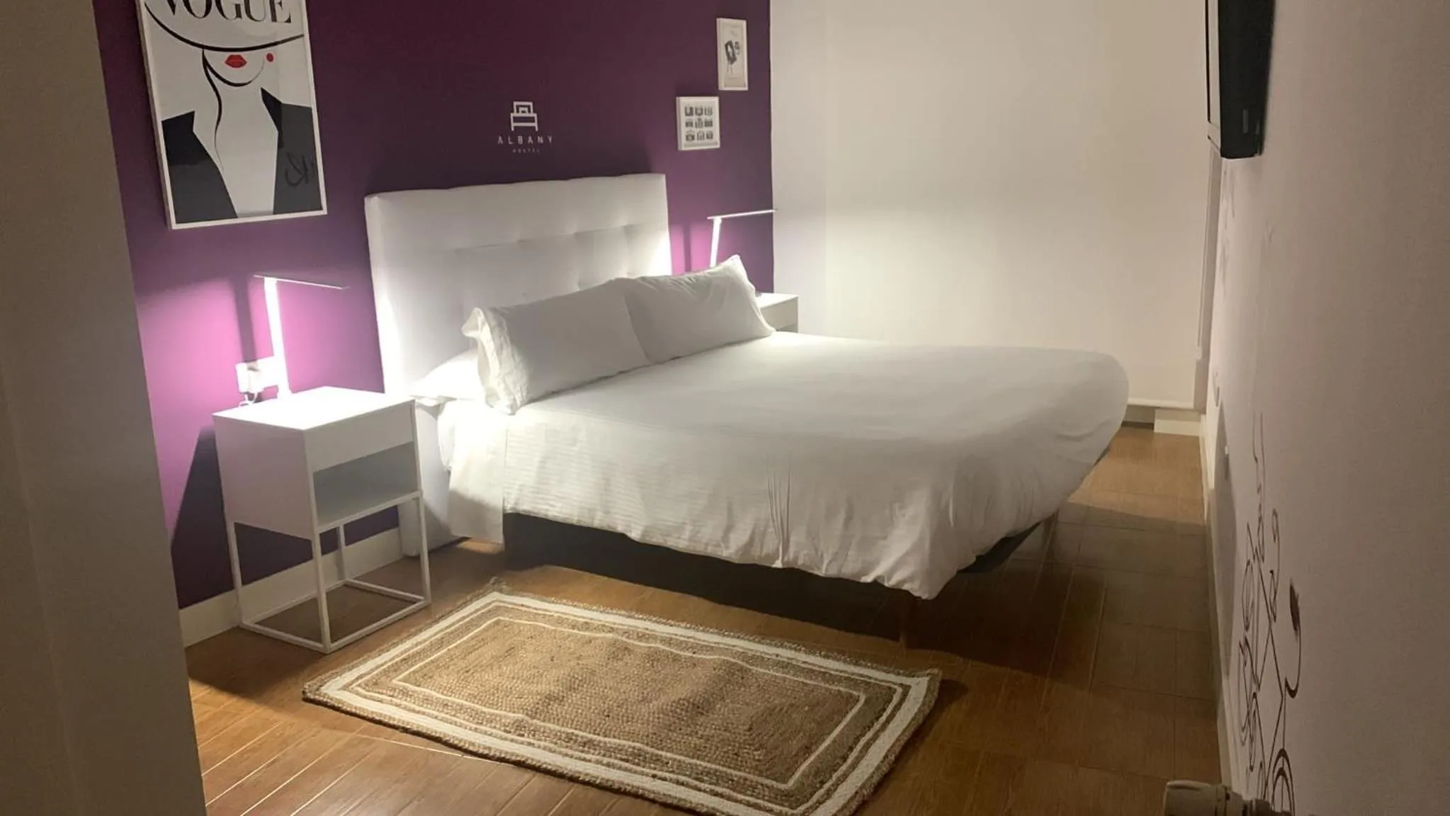 Bed in Hostal Pozo