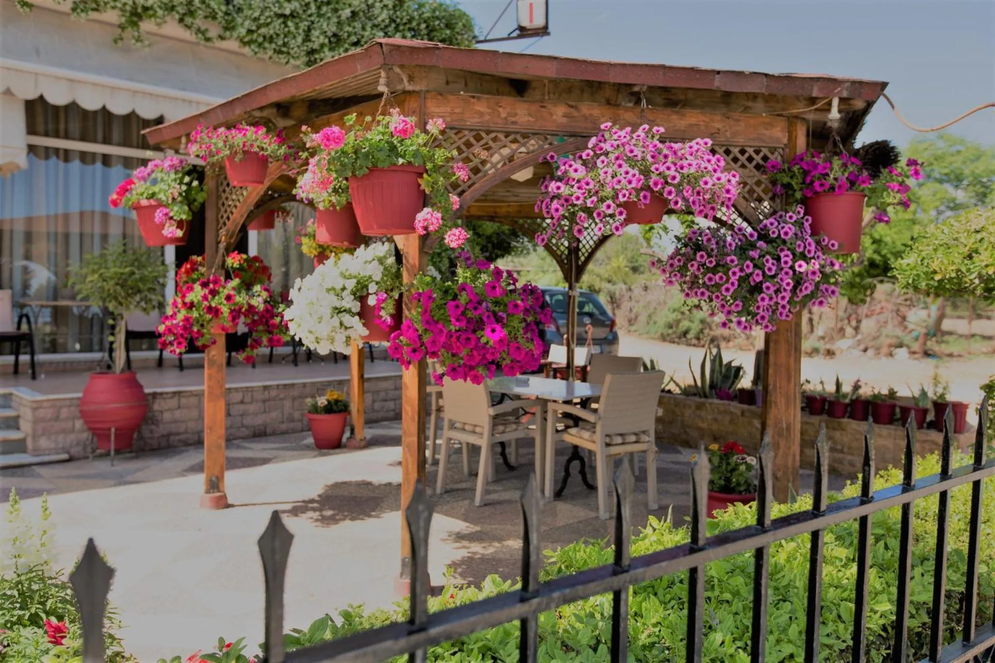 Decorative detail in Hotel Akti