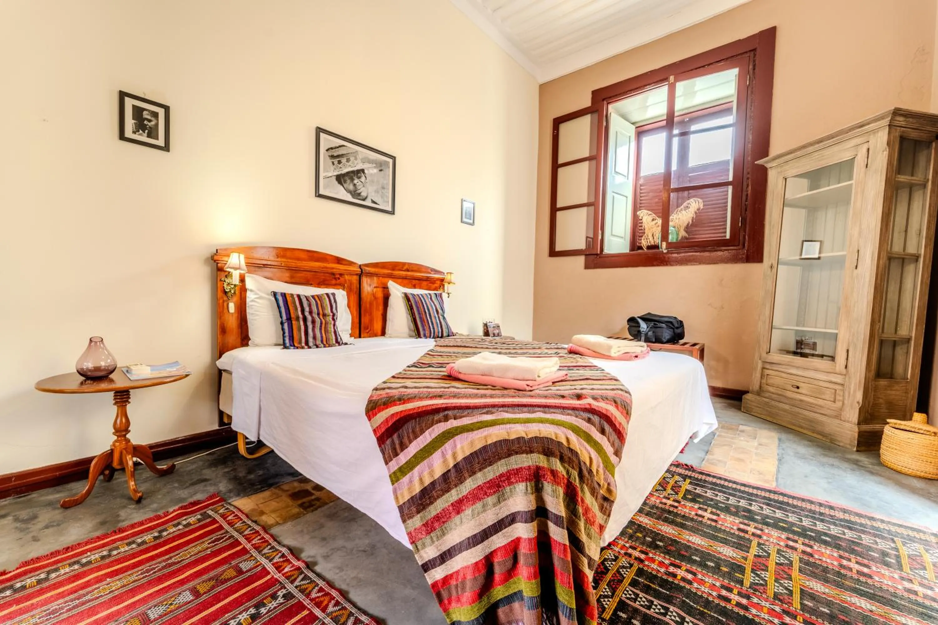 Bed in The Colonial Guest House