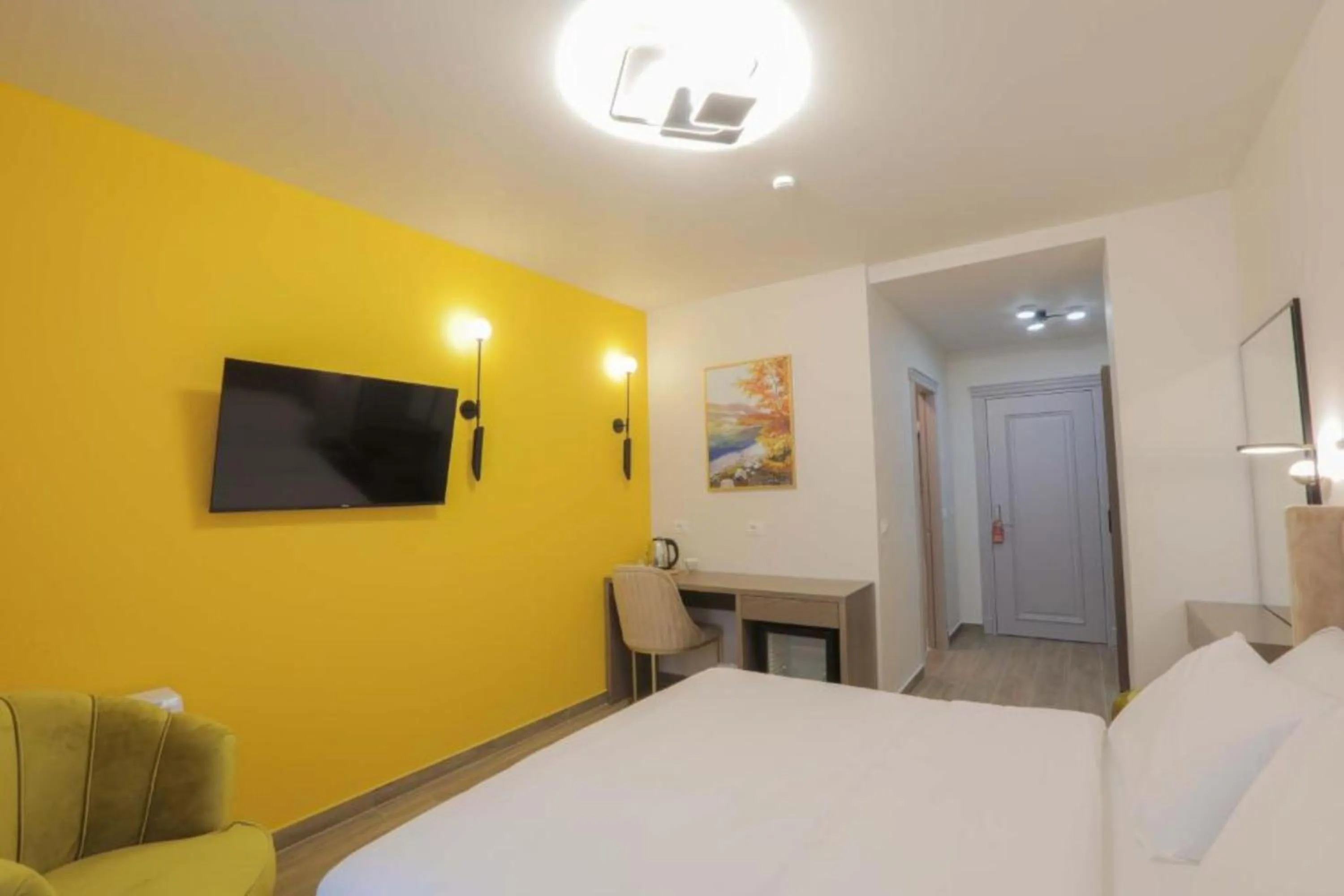 Photo of the whole room, Bed in OLIA Residence