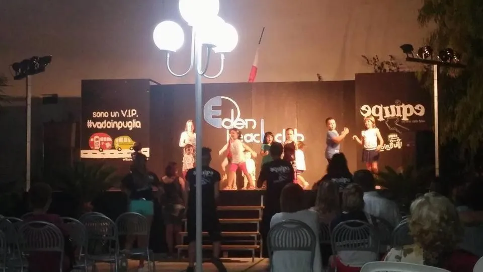 group of guests in Eden Beach Club