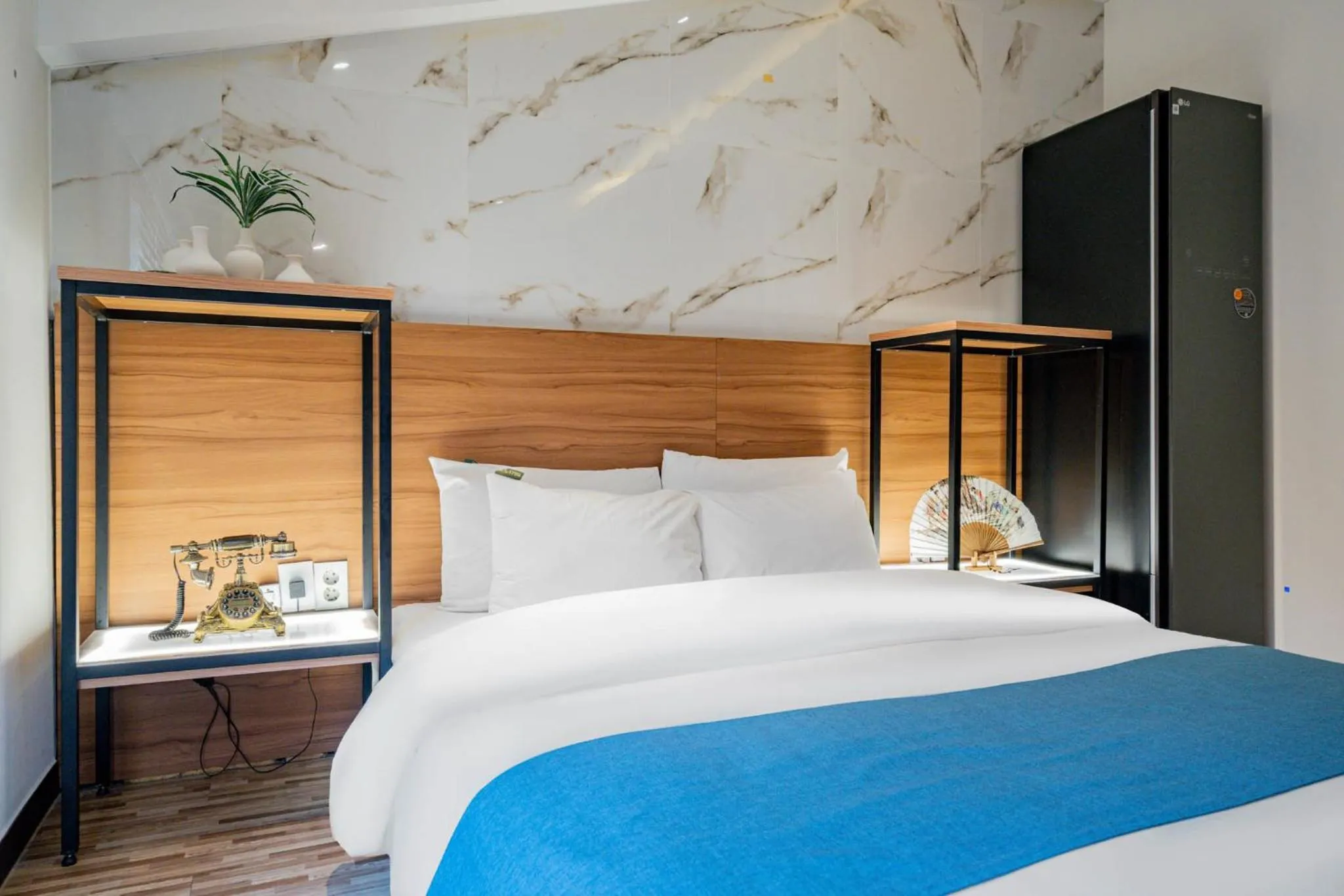 Bed in Suwon Dono1796 Hotel