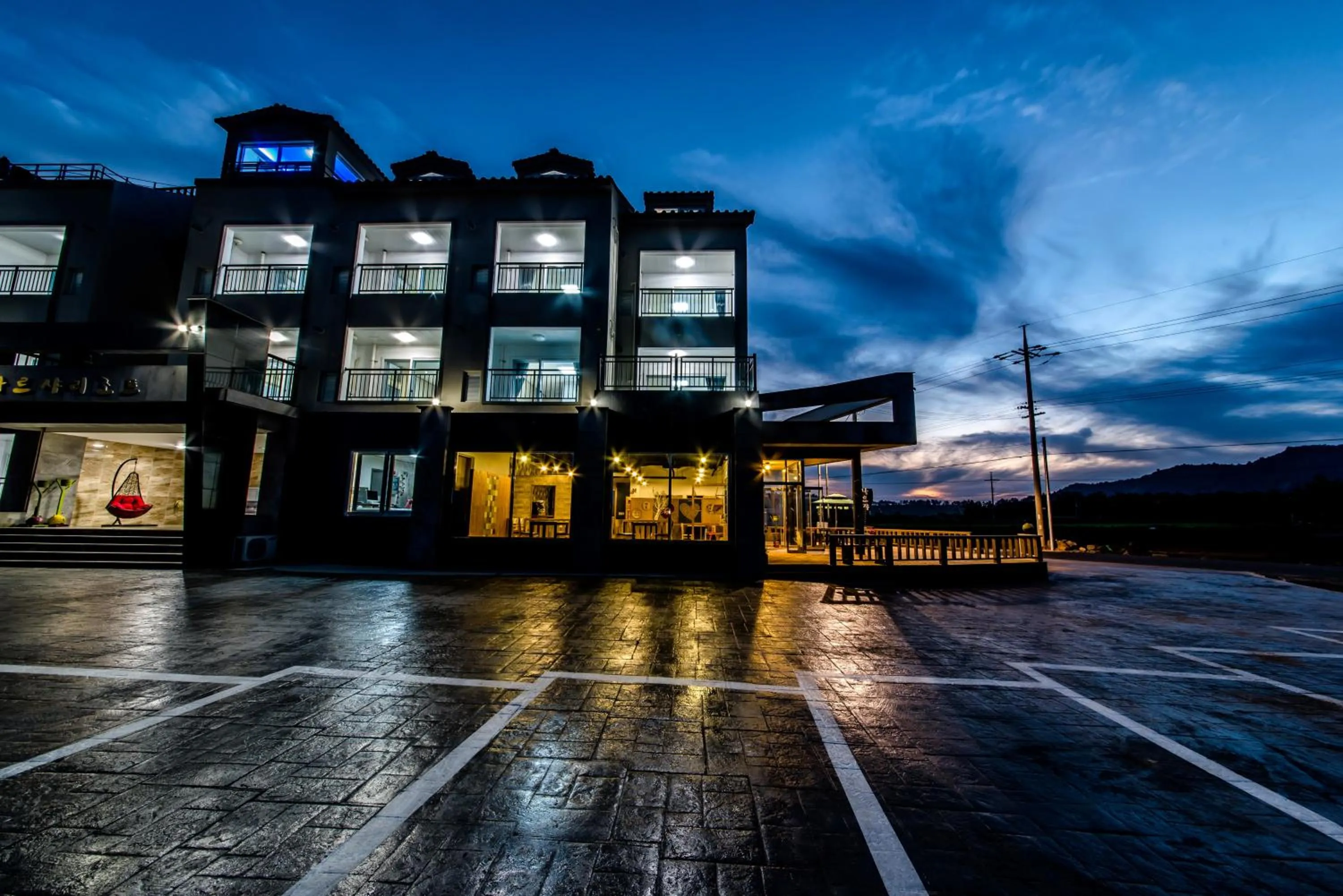 Sunset in Narsha Resort