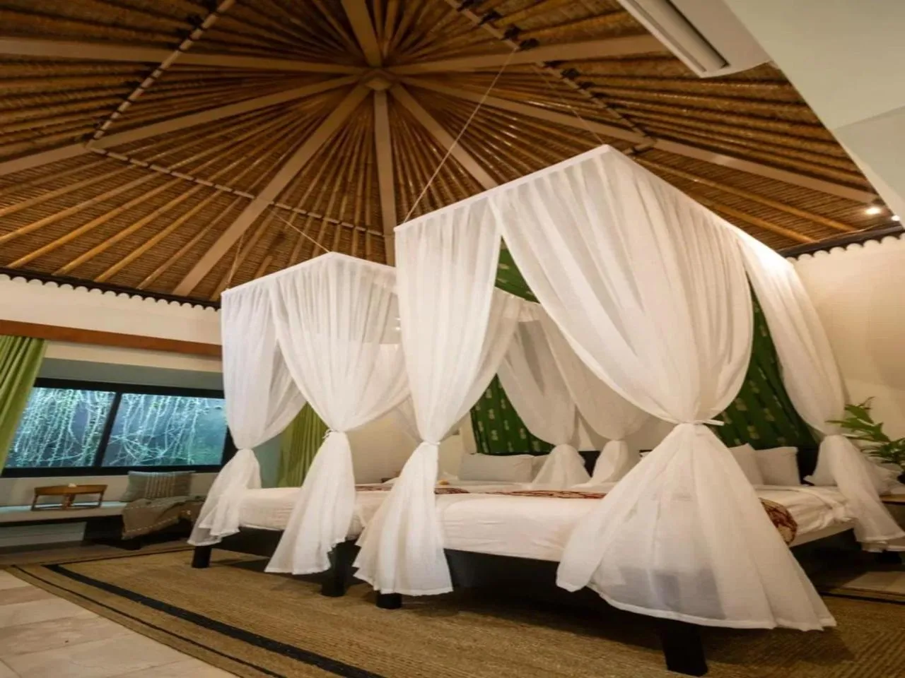 Bed in Mesari Hotel Ubud